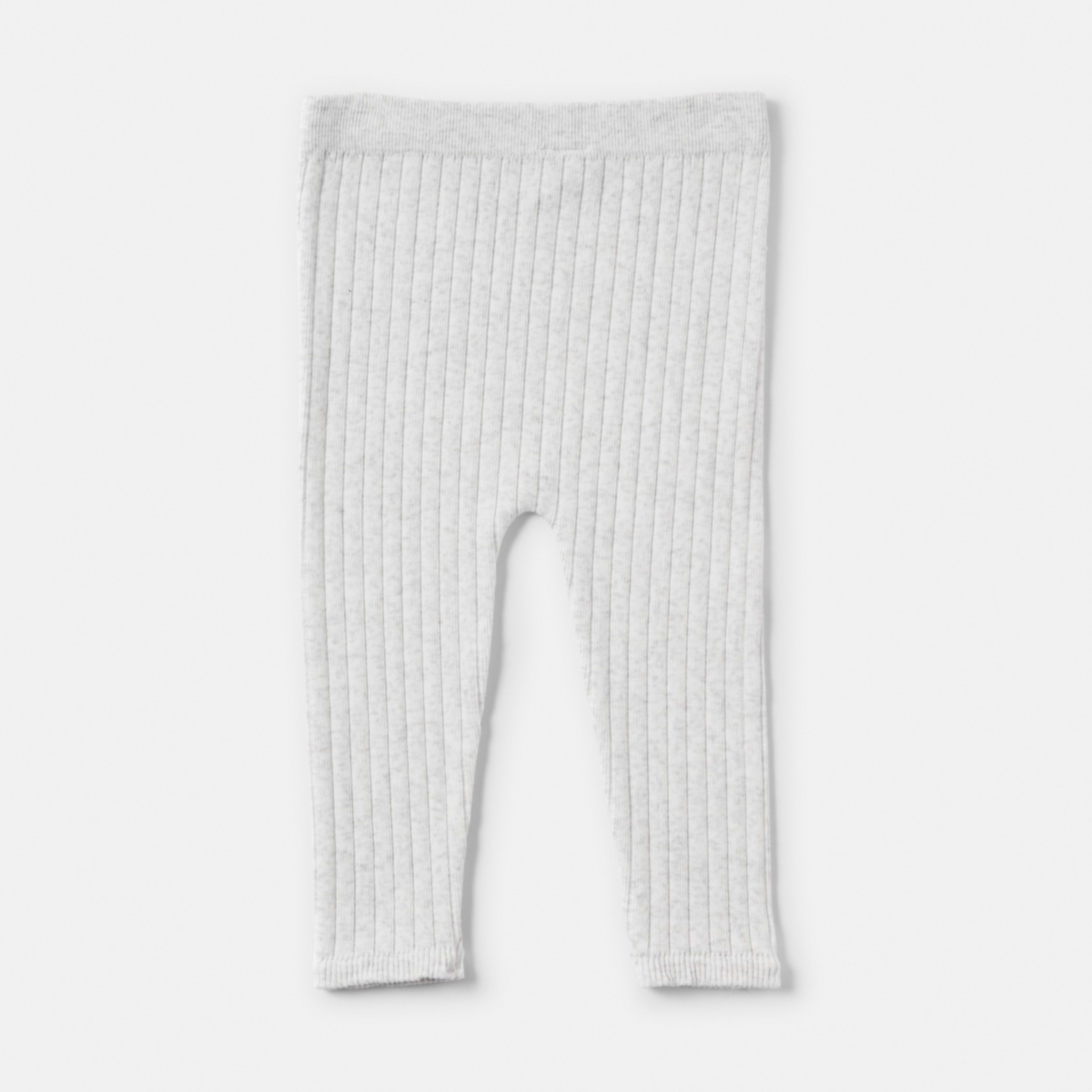 3 2 Pack Rib Leggings Blue, White Marle, 3 of 6