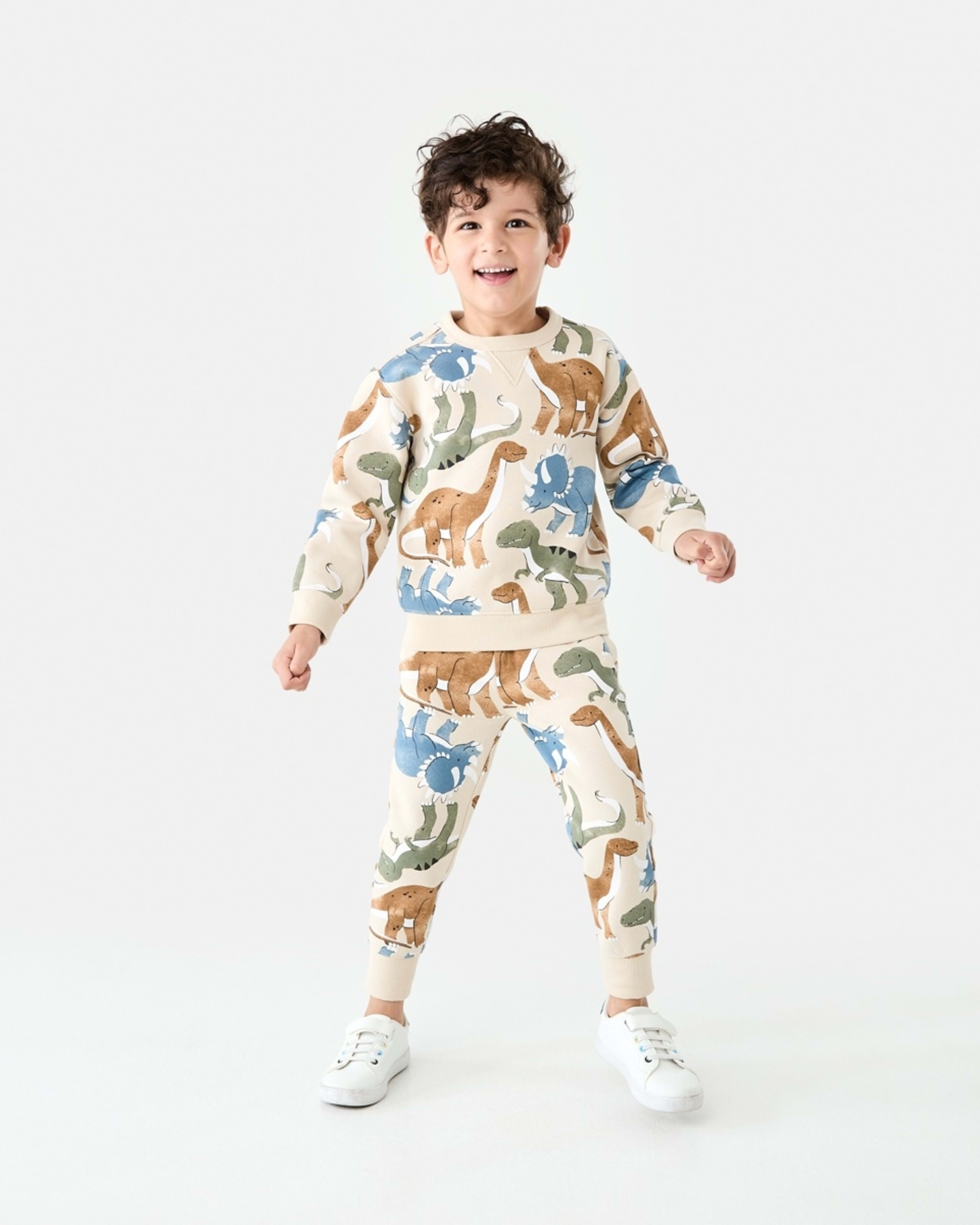 5 All Over Print Trackpants Bge Dino, 5 of 8