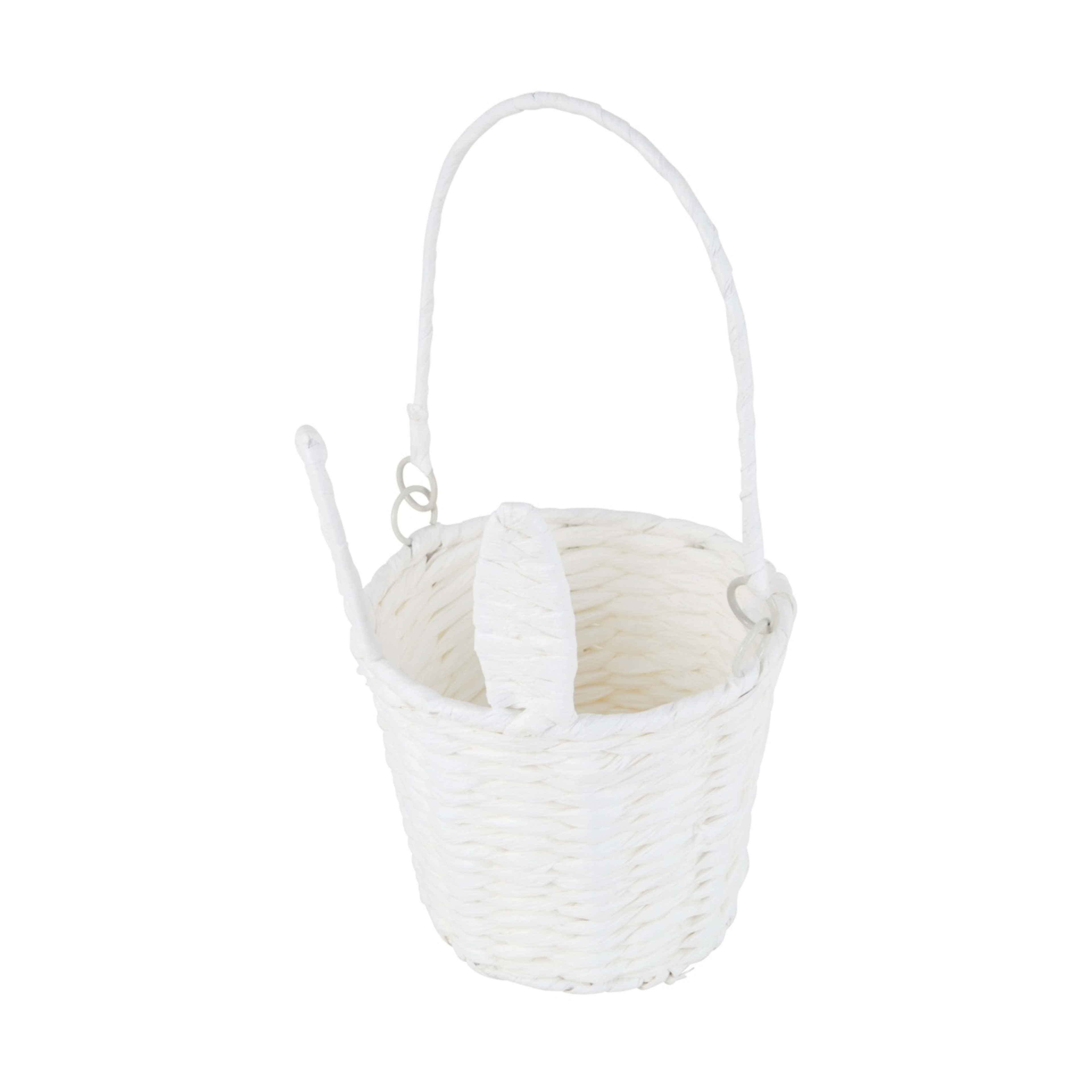 2 White Paper Rope Bunny Basket, 2 of 5