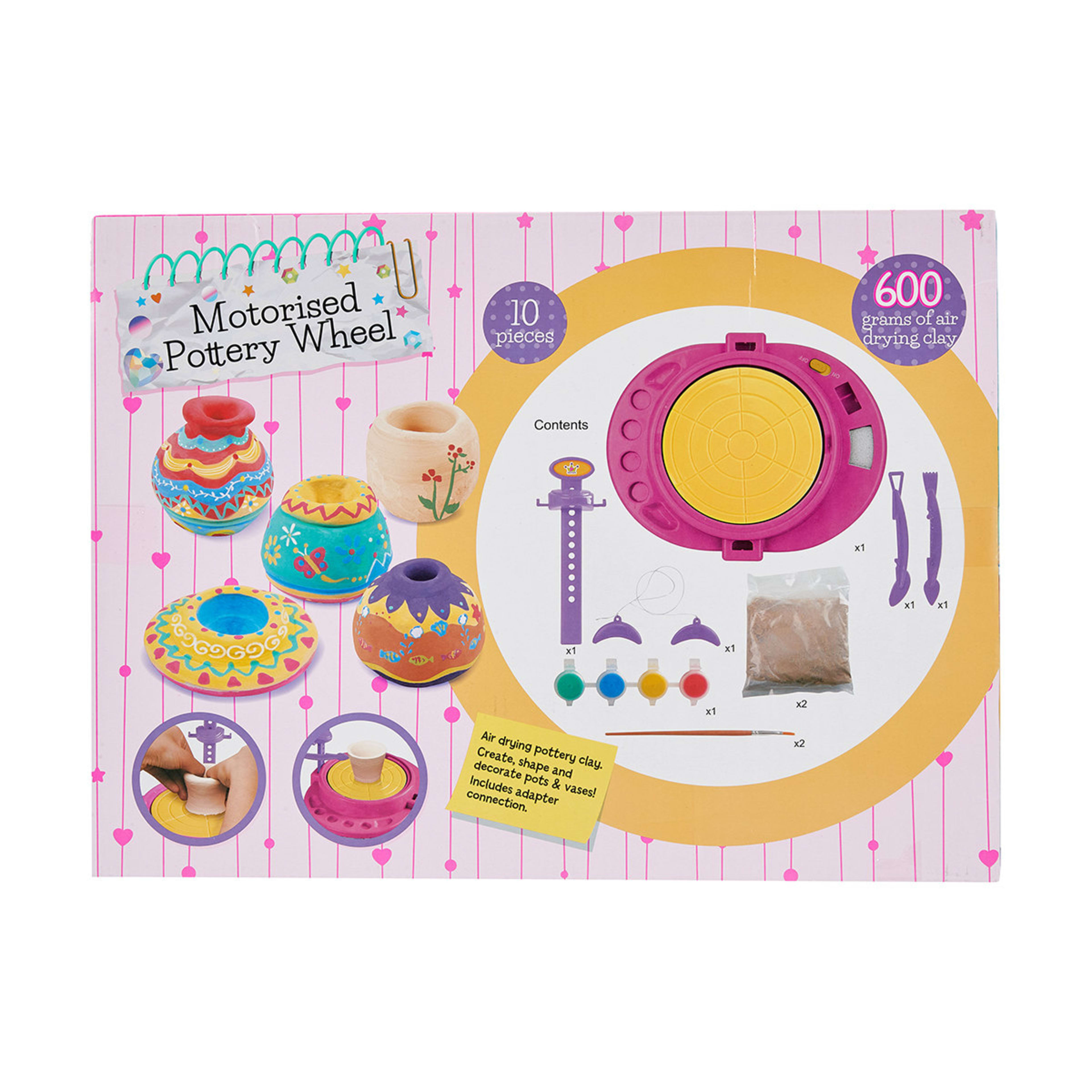 10 Piece Motorised Pottery Wheel Playset Kmart