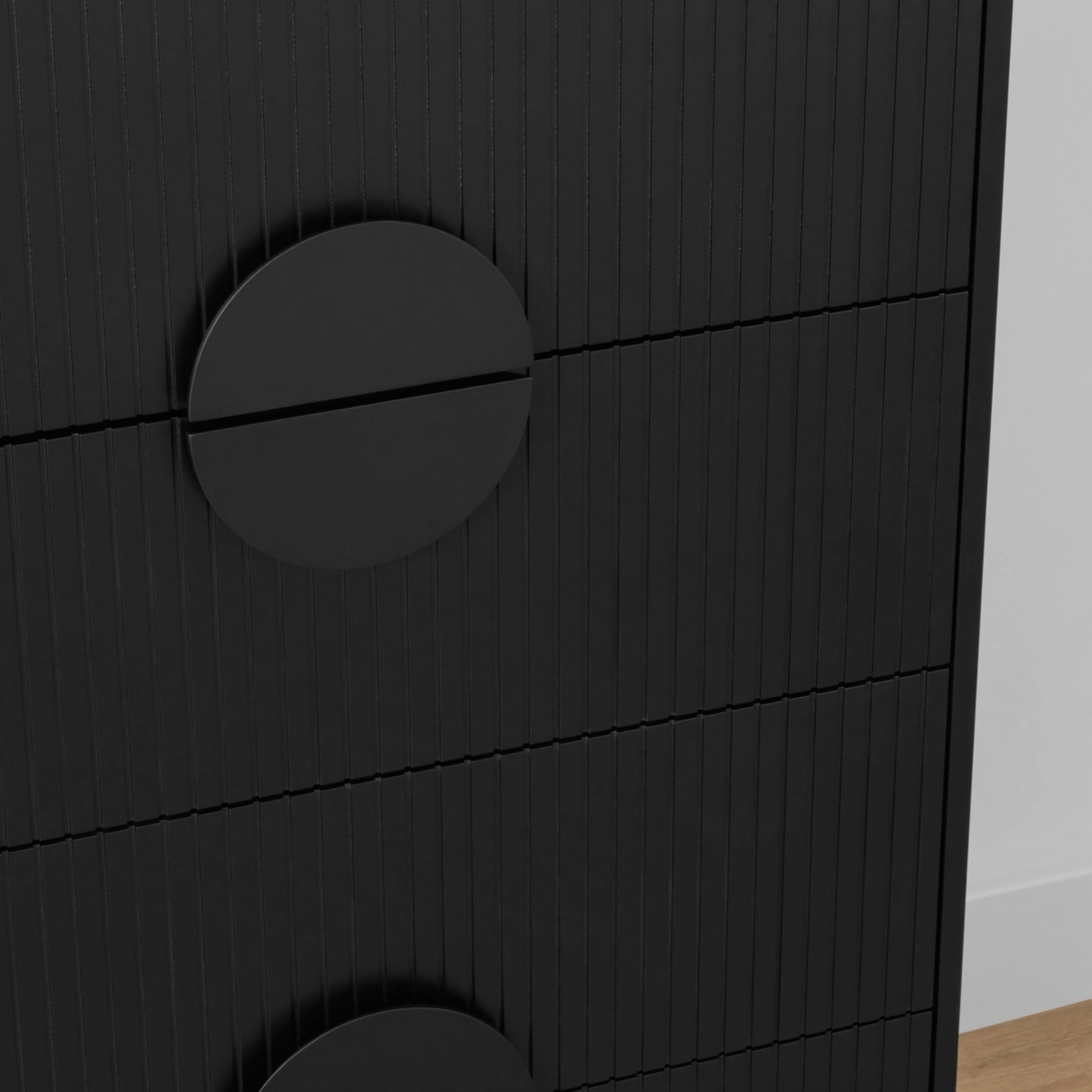 7 Stevie 4 Drawer Chest - Black, 7 of 10