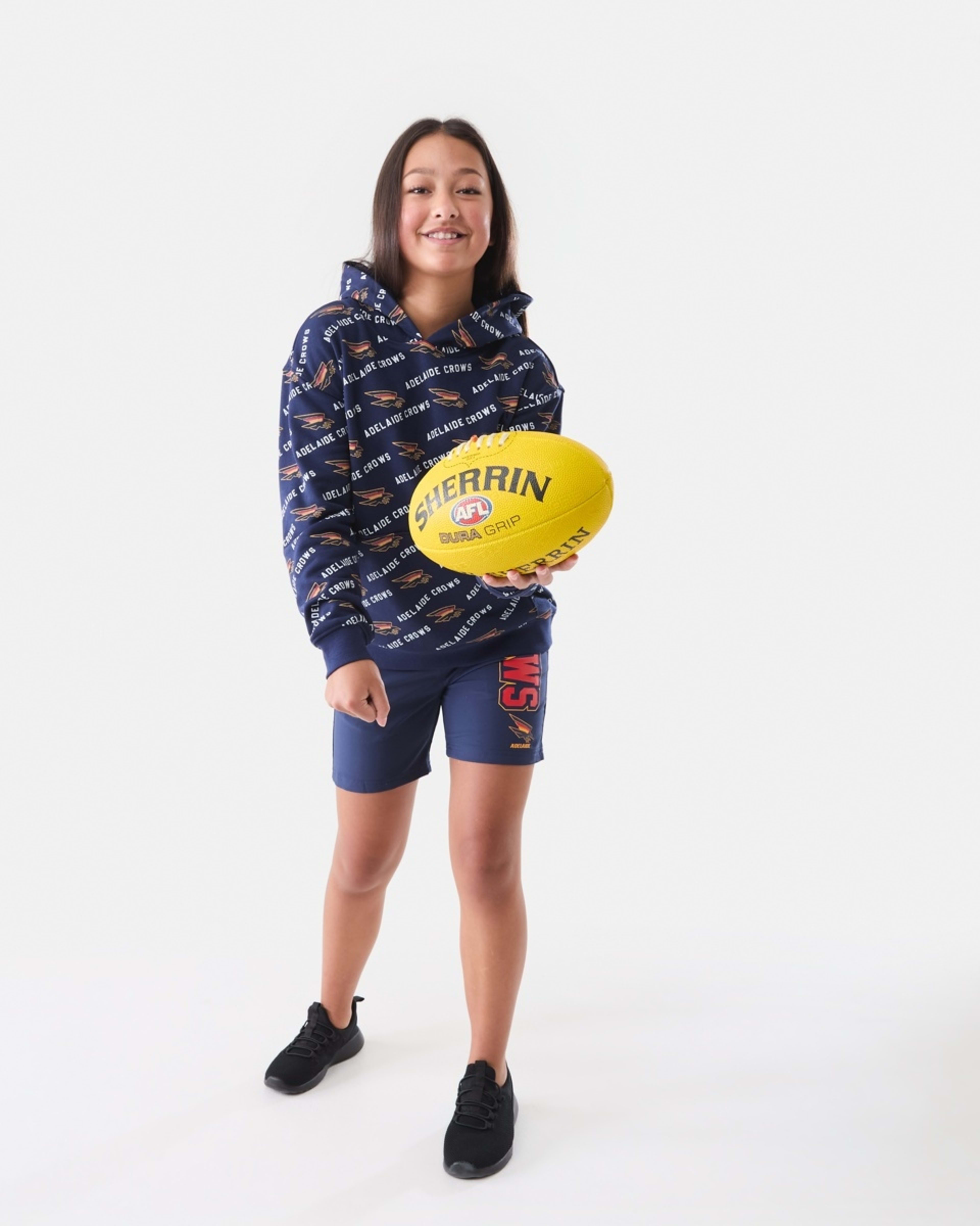 2 Official AFL Kids All Over Print Hoodie Adelaide, 2 of 10