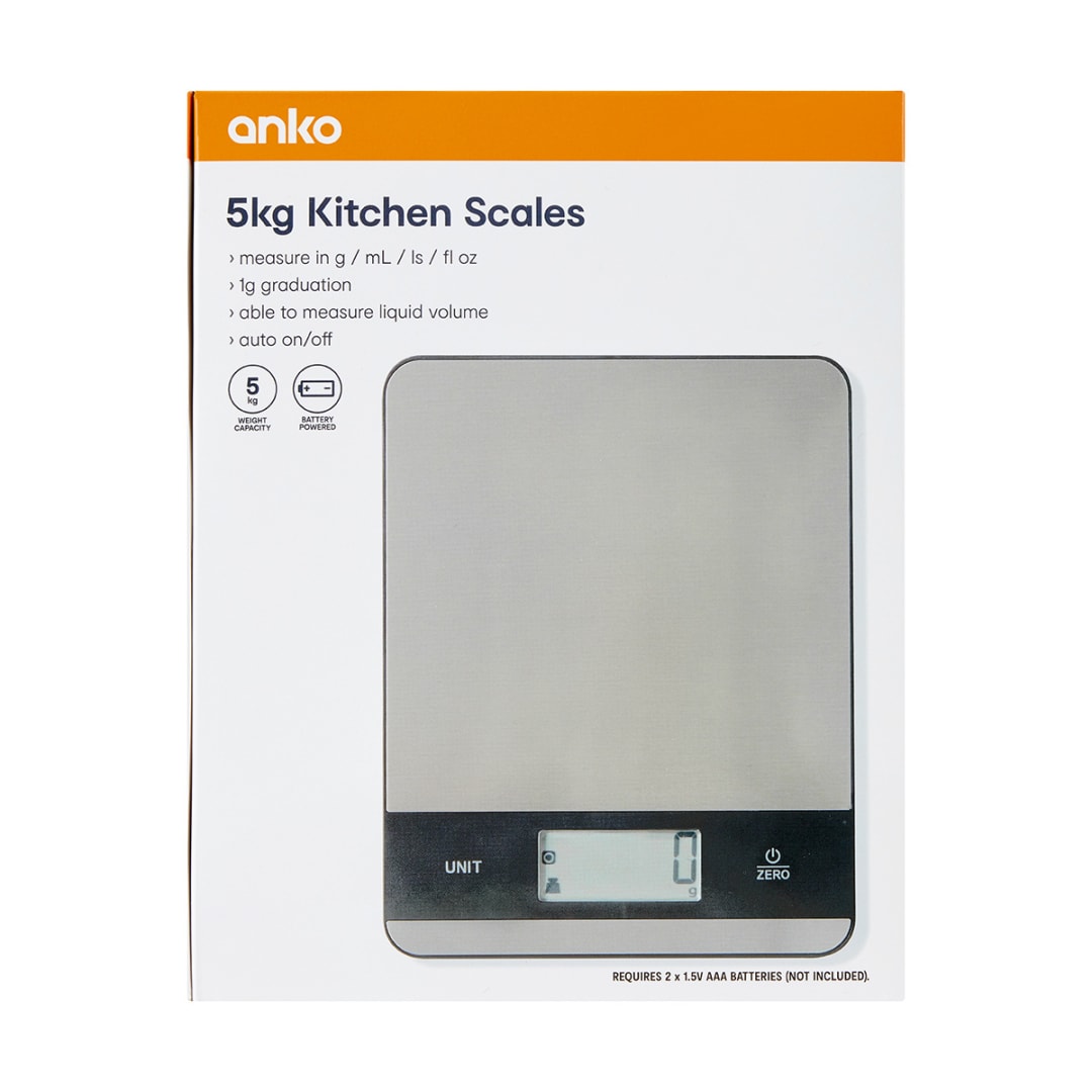 5kg Kitchen Scale Kmart