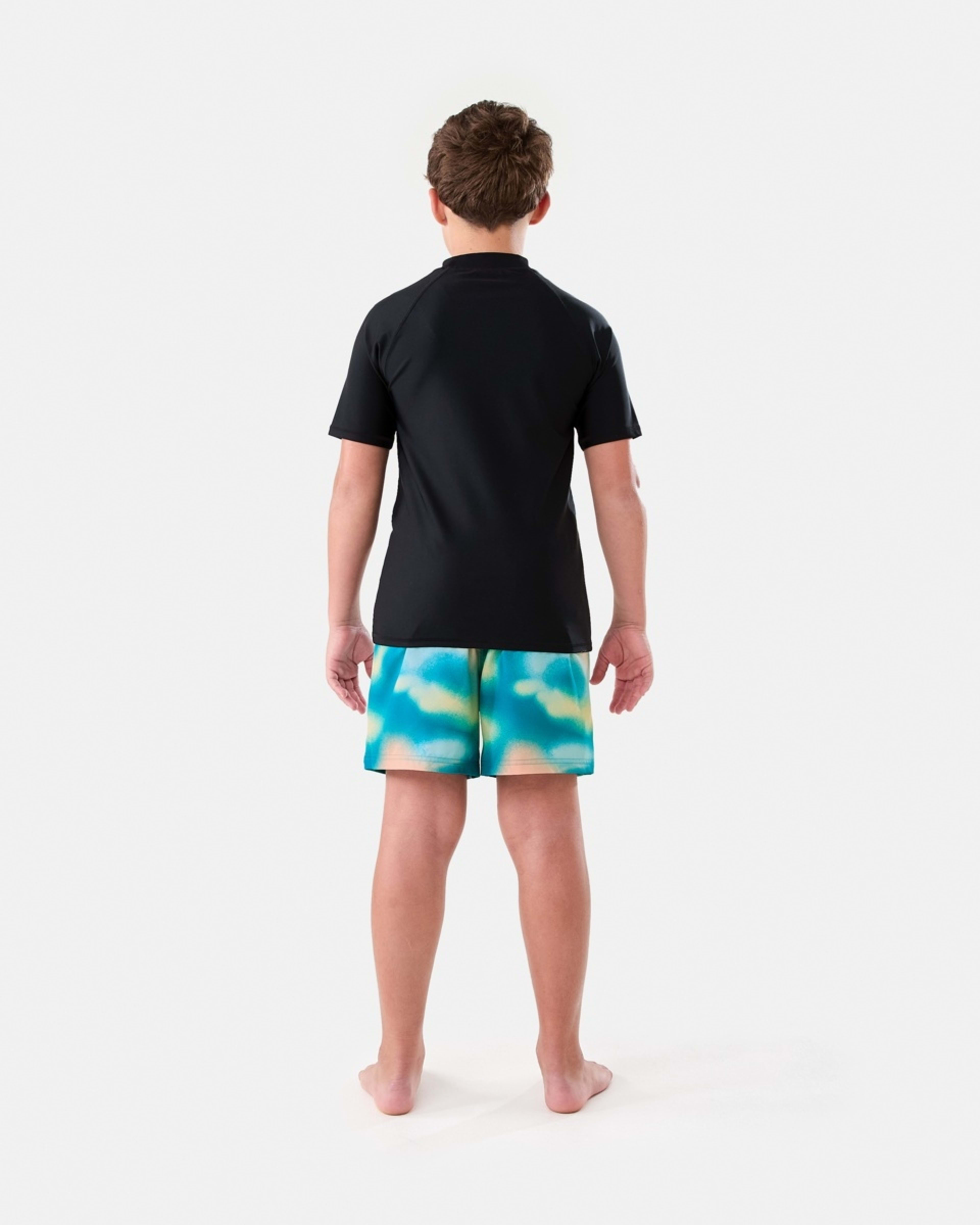 6 Longline Printed Swim Shorts Grn Surf, 6 of 7