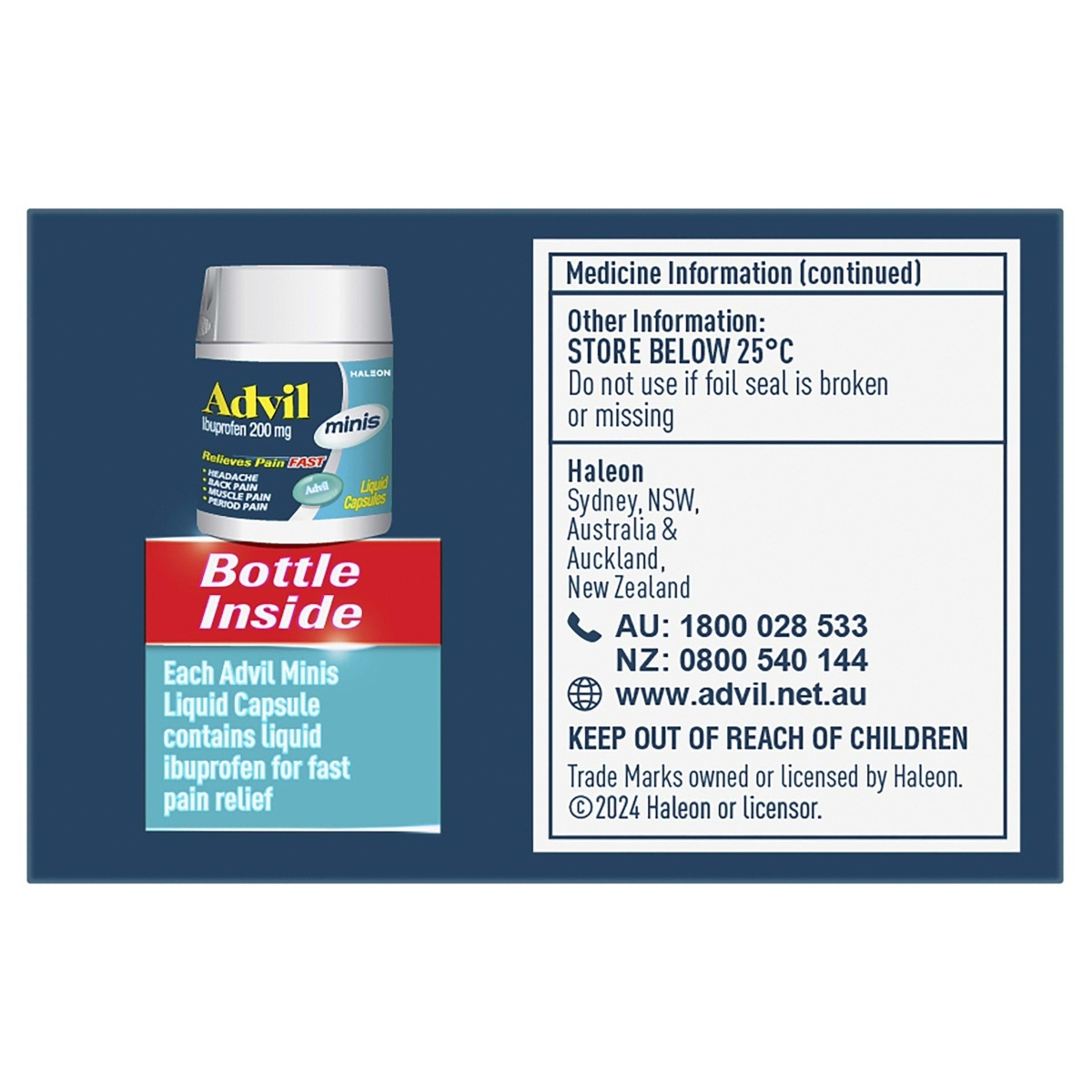 7 20 Pack Advil Ibuprofen 200 mg Minis Liquid Capsules, 7 of 10