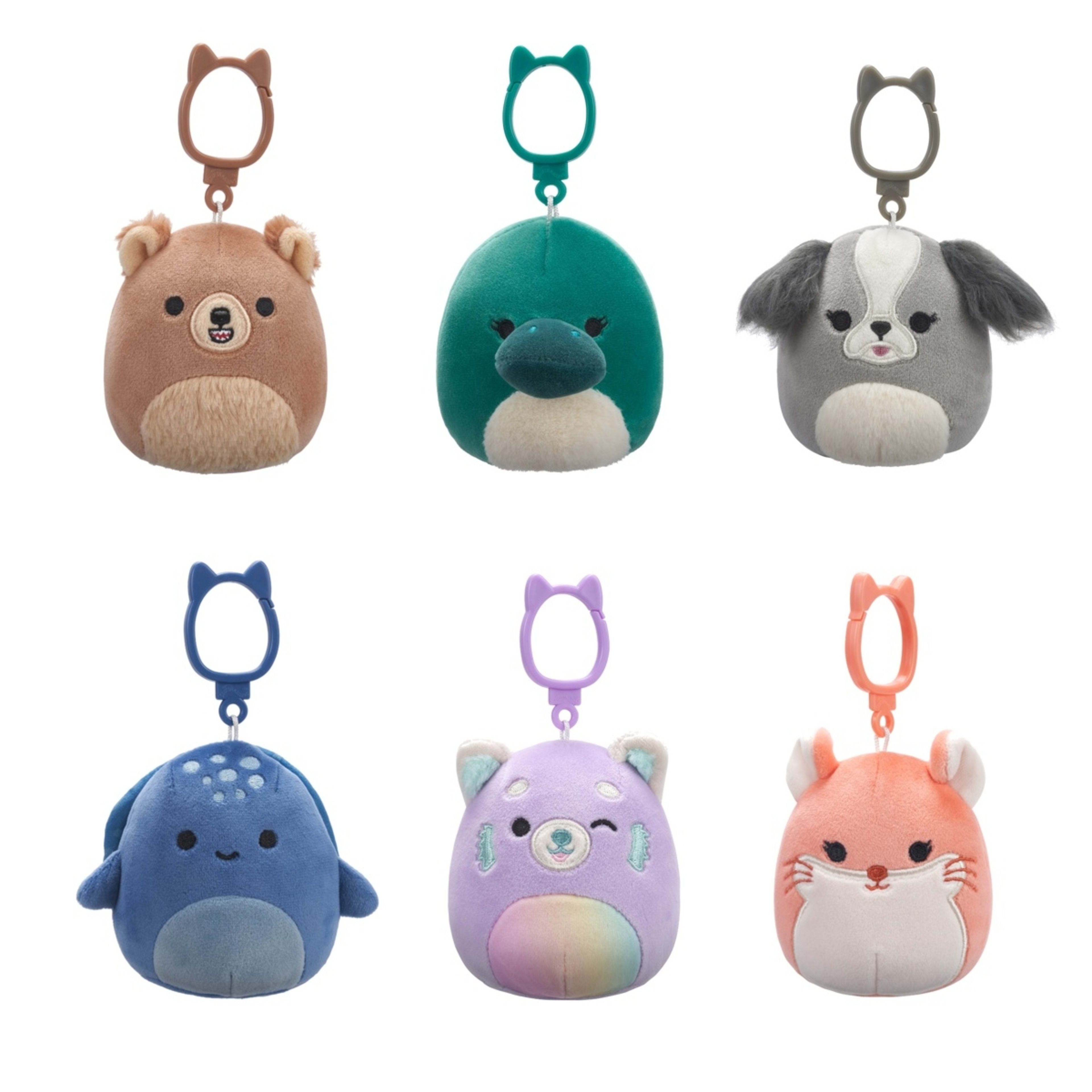 4 9cm Squishmallows Clip-On Plush Toy - Assorted, 4 of 8