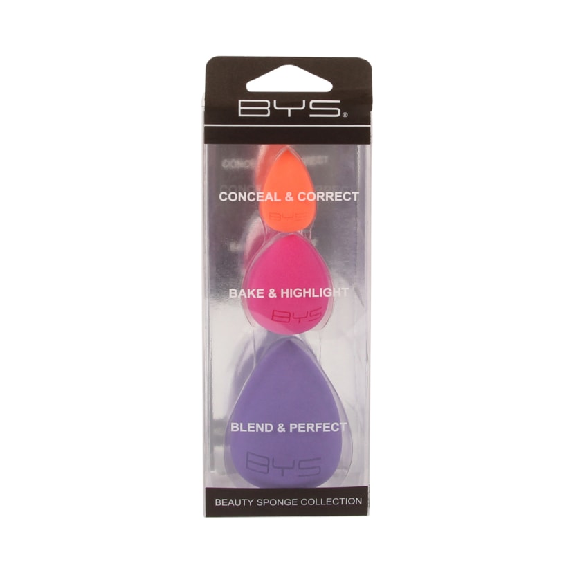 BYS 3 Pack Beauty Sponge Collection Kit Kmart