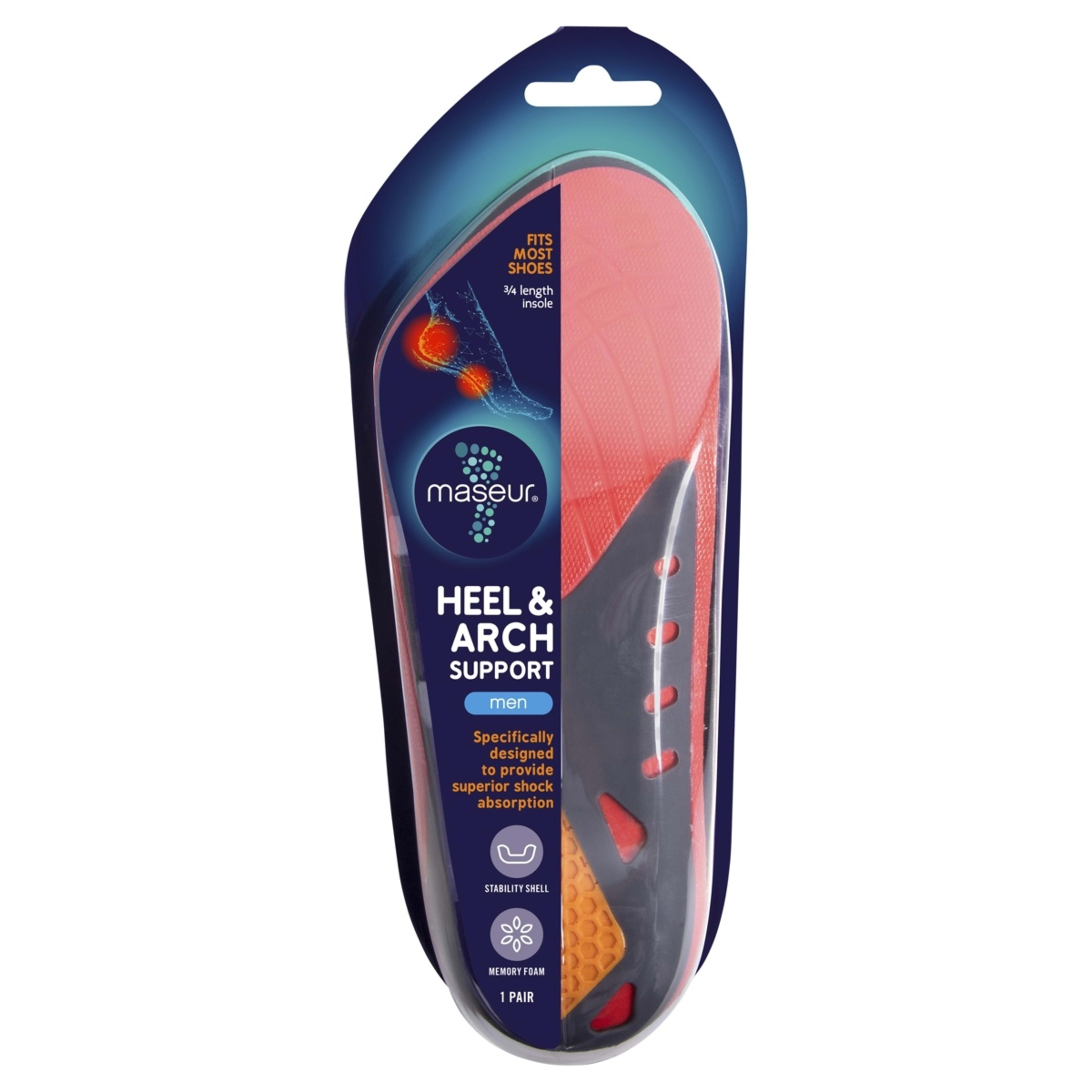 1 Footcare Maseur Heel and Arch Support