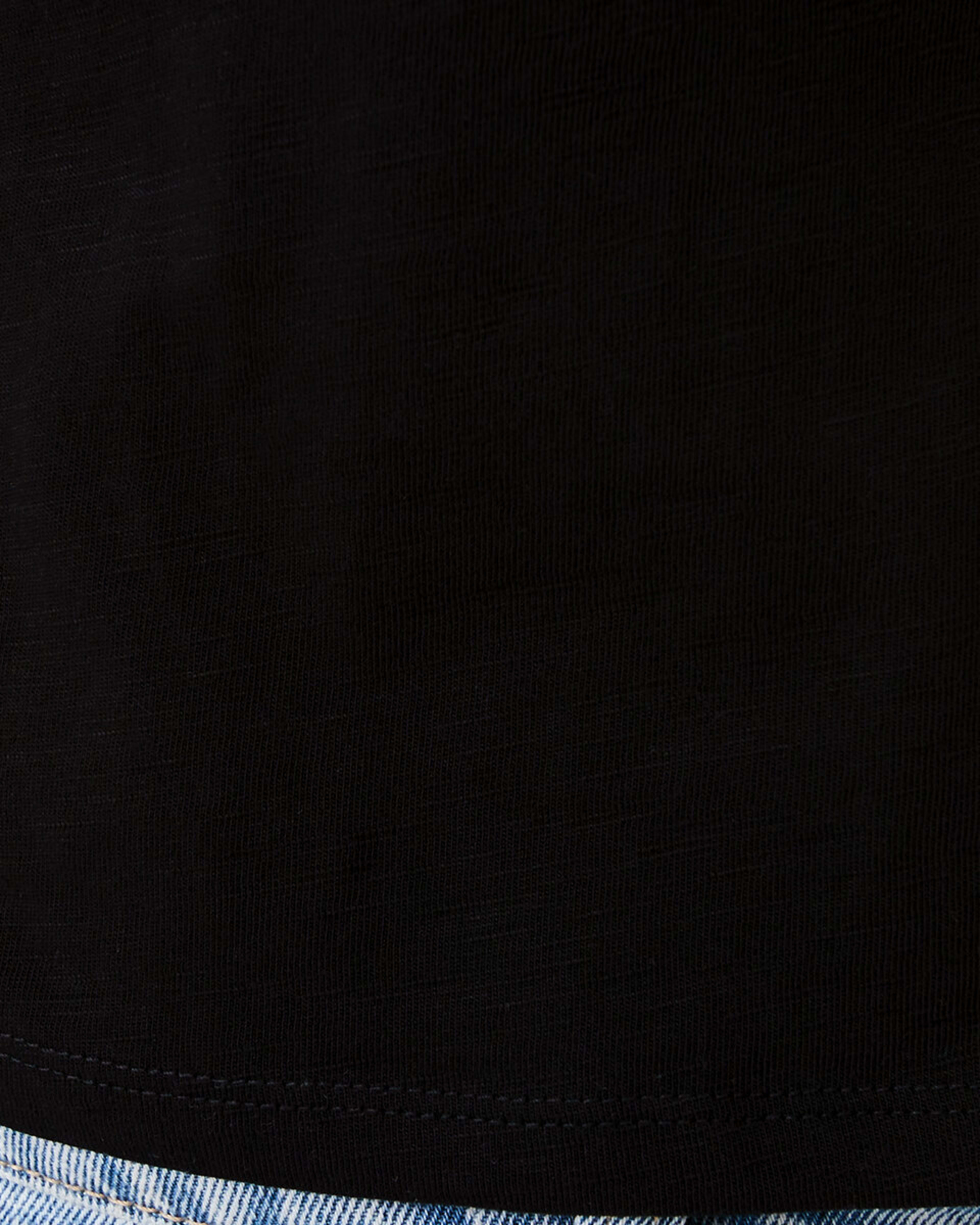 6 Short Sleeve Shrunken T-shirt BLACK, 6 of 6