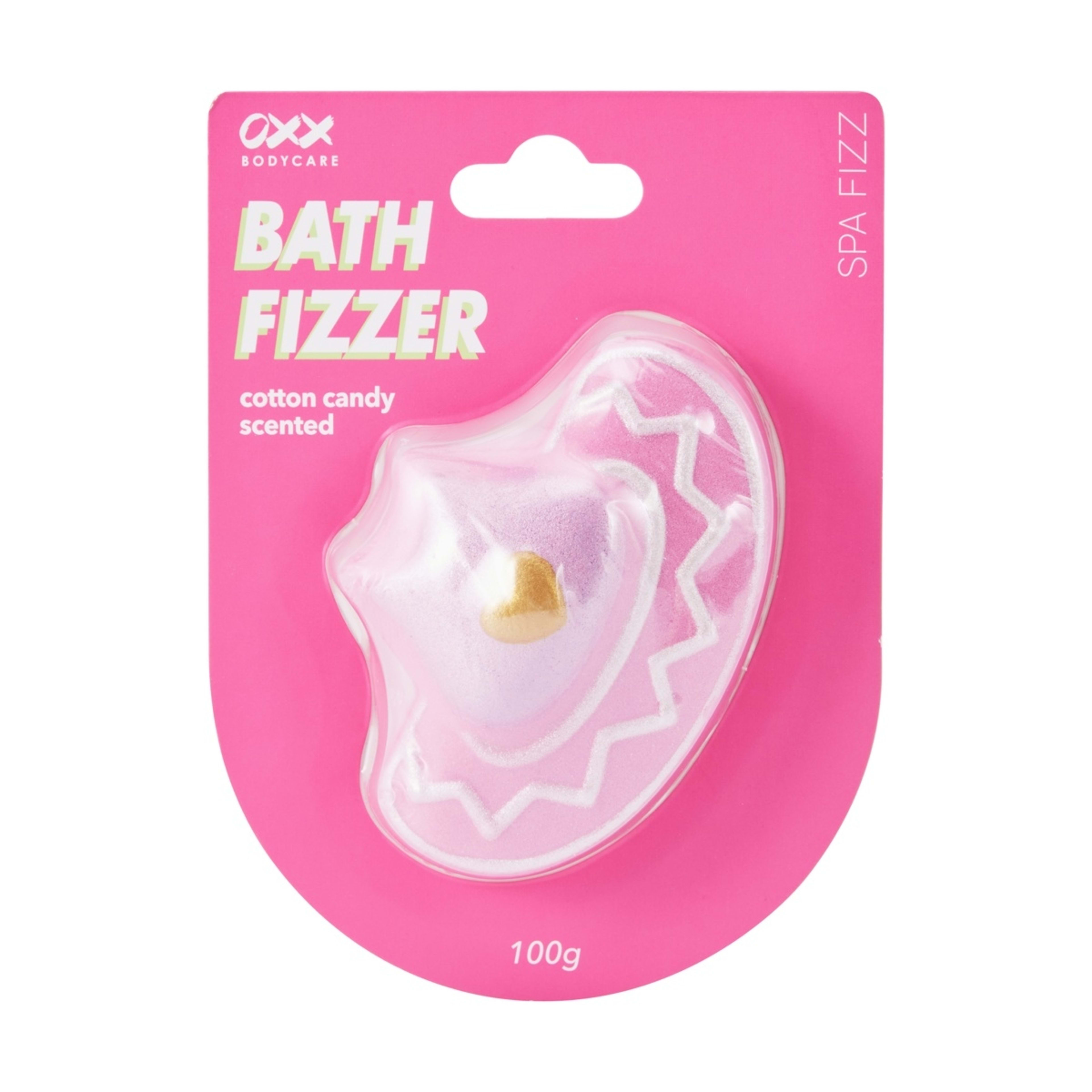 1 OXX Bodycare Spa Fizz Bath Fizzer 100g - Cotton Candy Scented