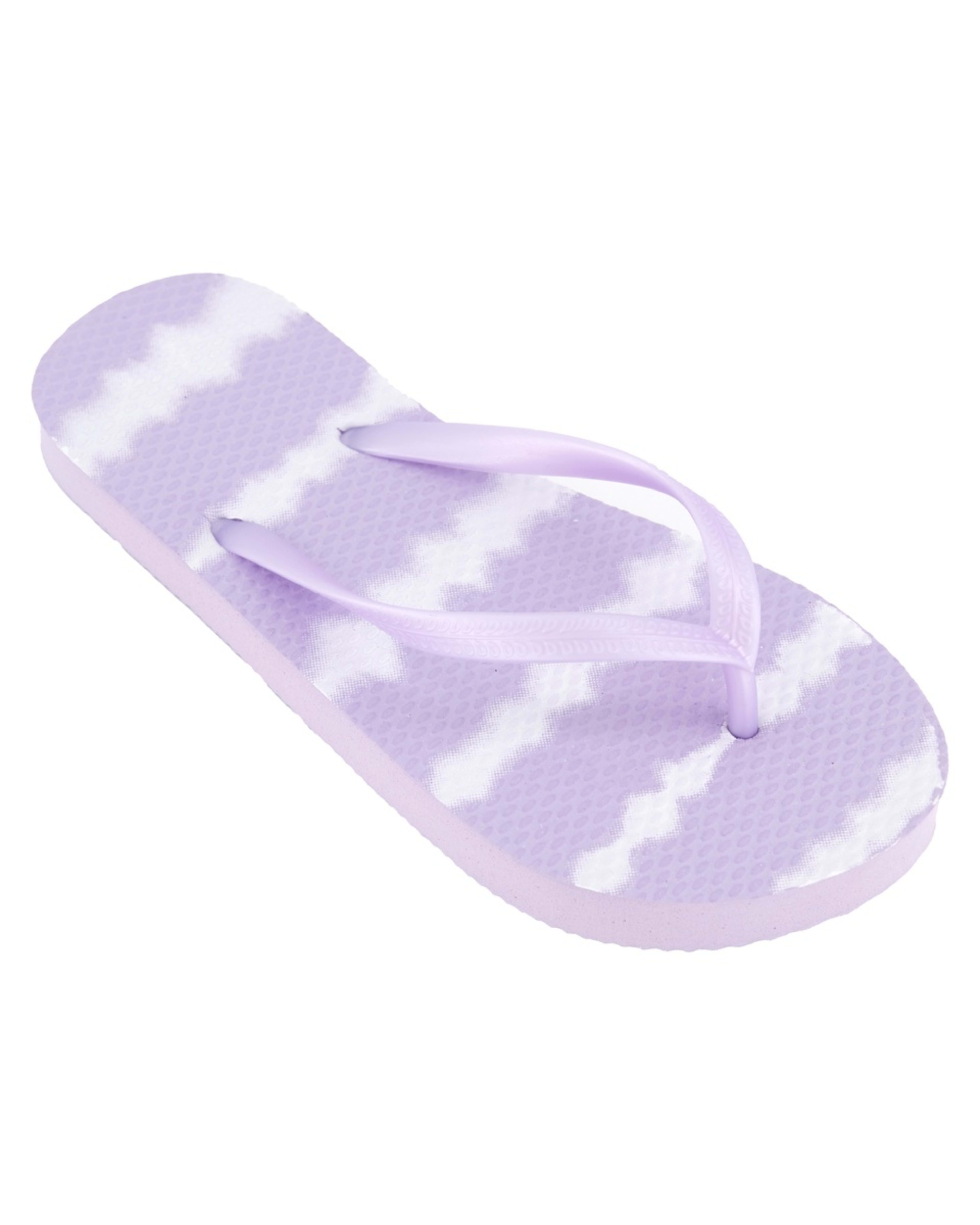 3 Senior Thongs TIE DYE STRIPES PASTEL LILAC, 3 of 3