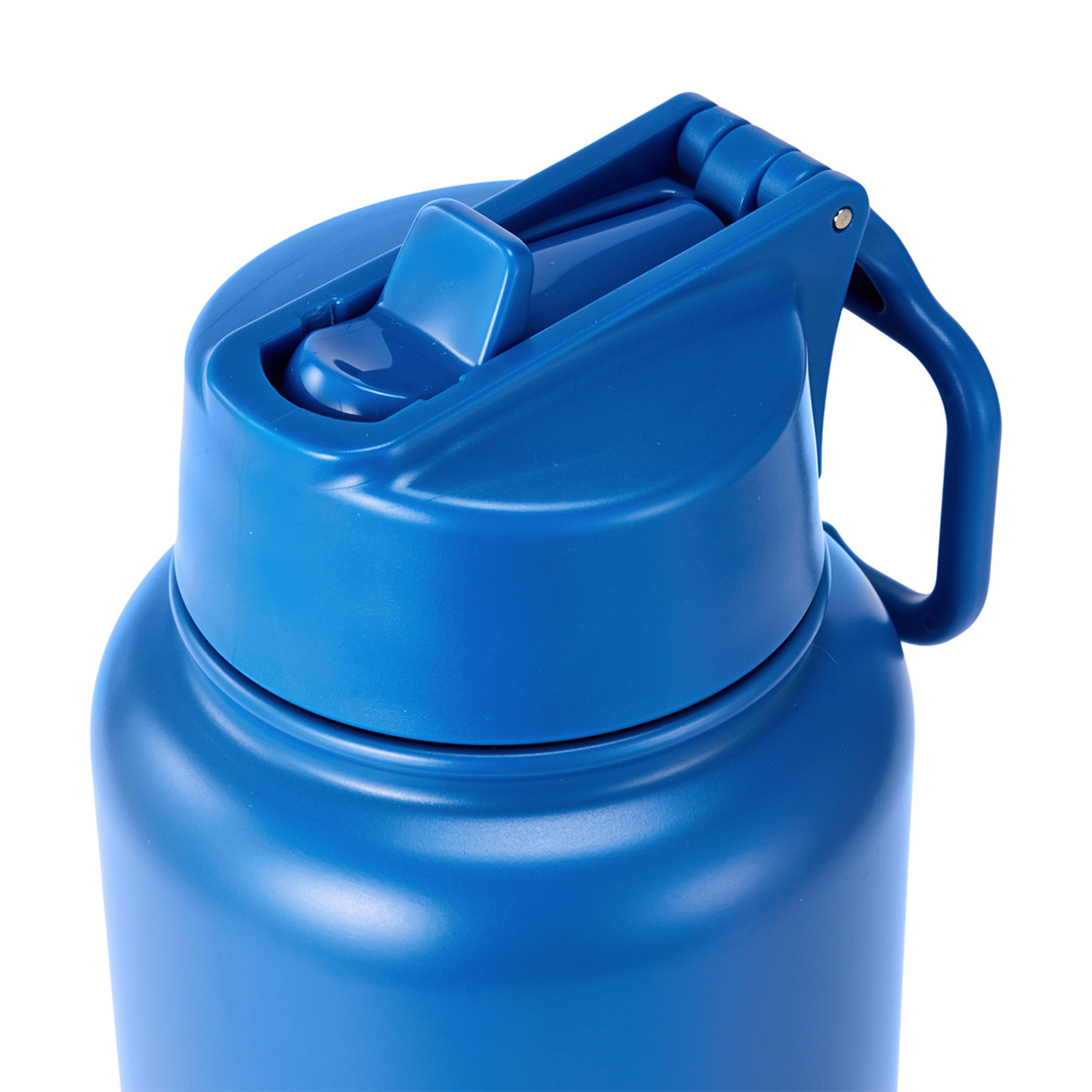 960ml Blue Double Wall Insulated Cylinder Drink Bottle Kmart