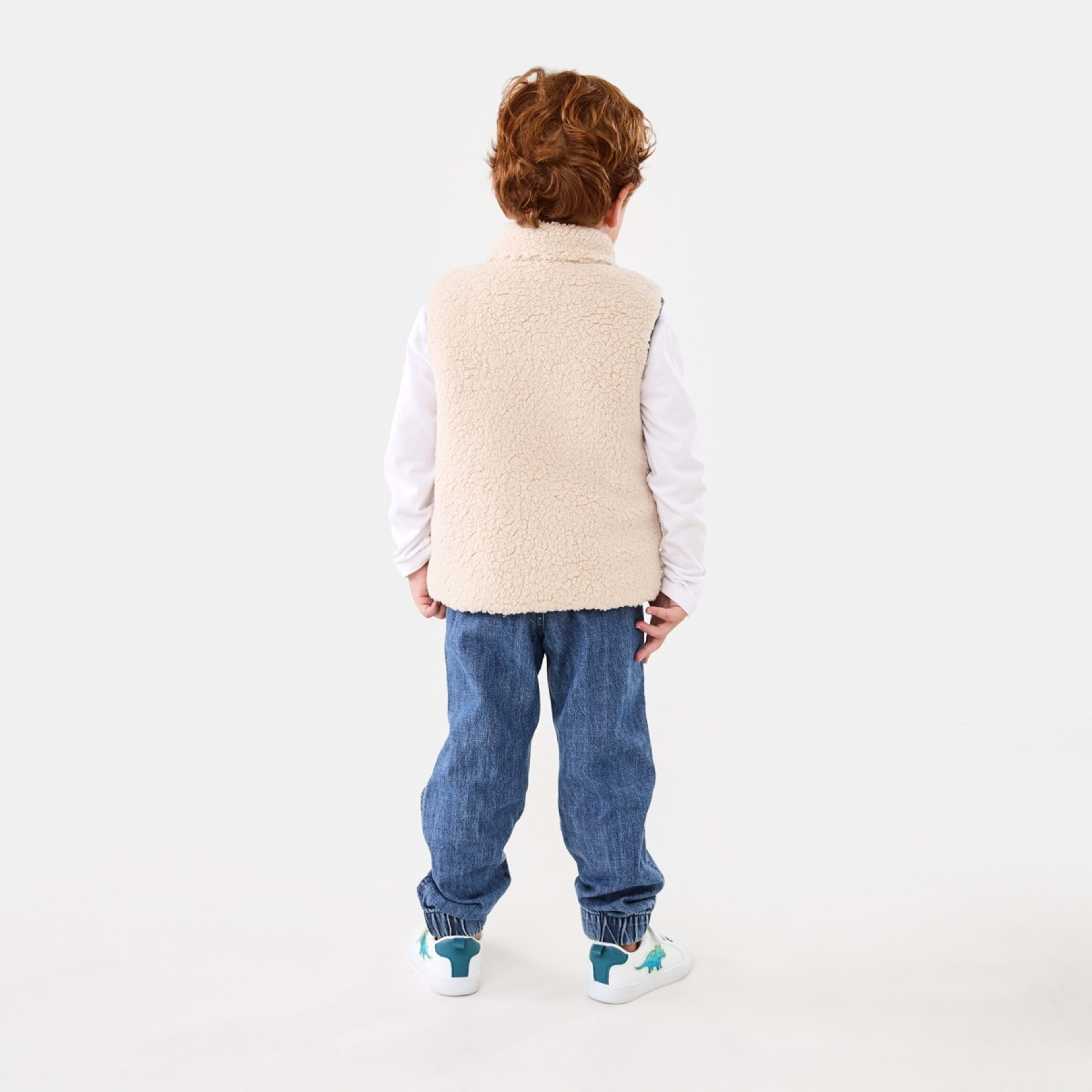 7 Sherpa Vest Natural Ecru, 7 of 9