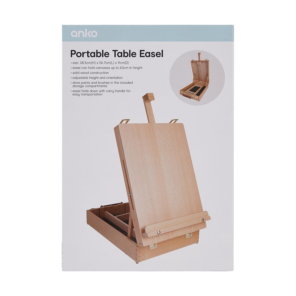 kmart table easel