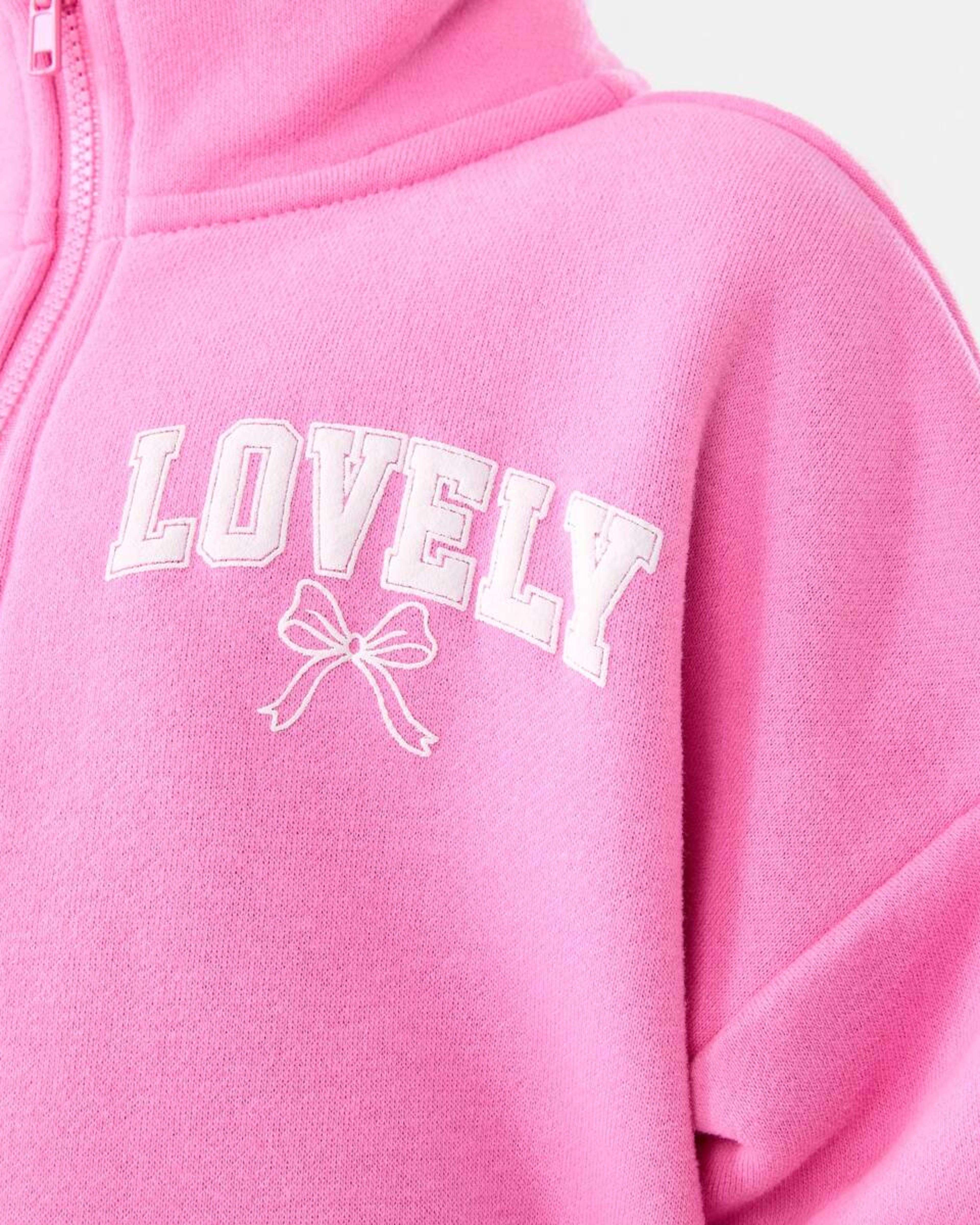 5 Quarter Zip Fleece Sweatshirt Lovely, 5 of 8