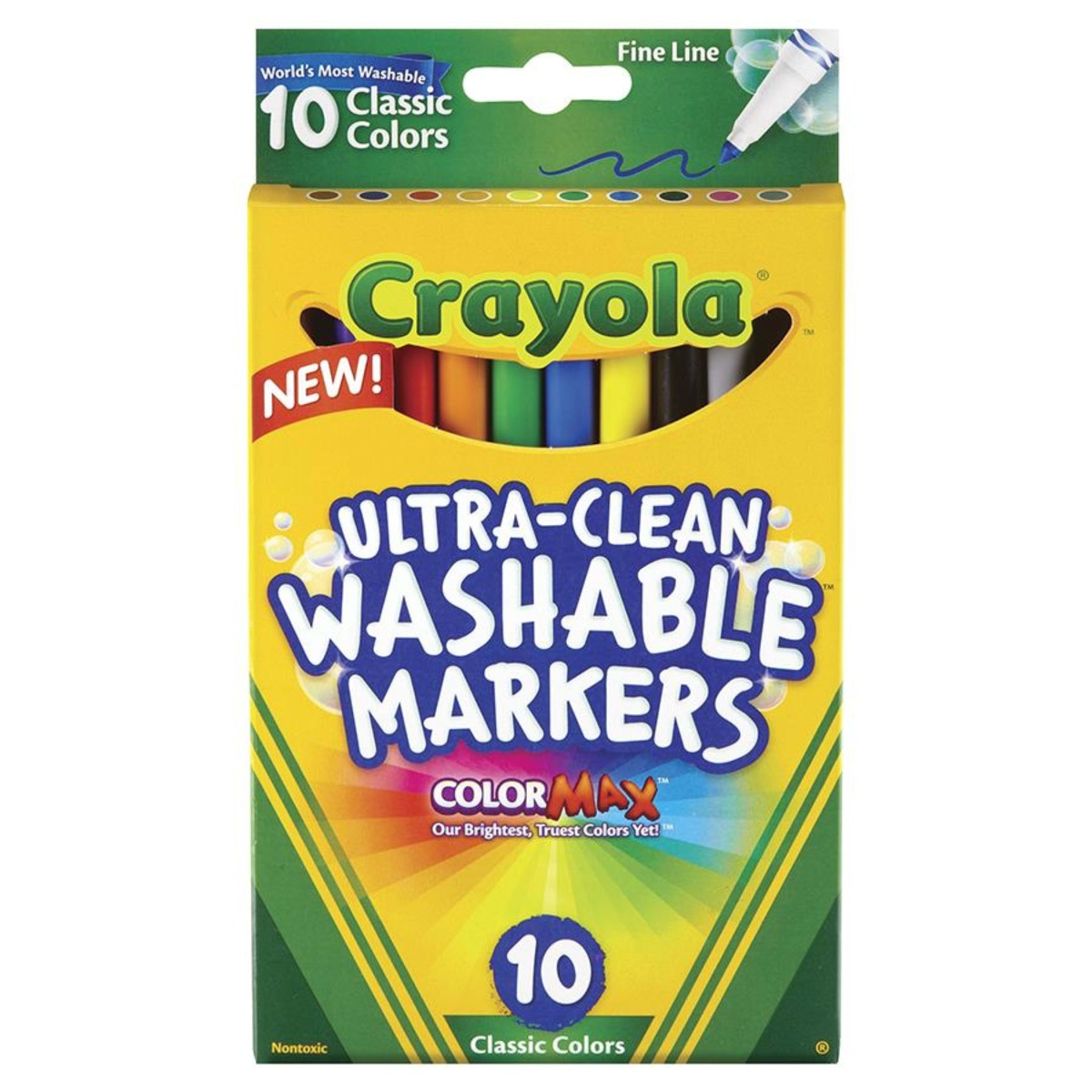 1 Crayola Ultra-Clean Washable Markers