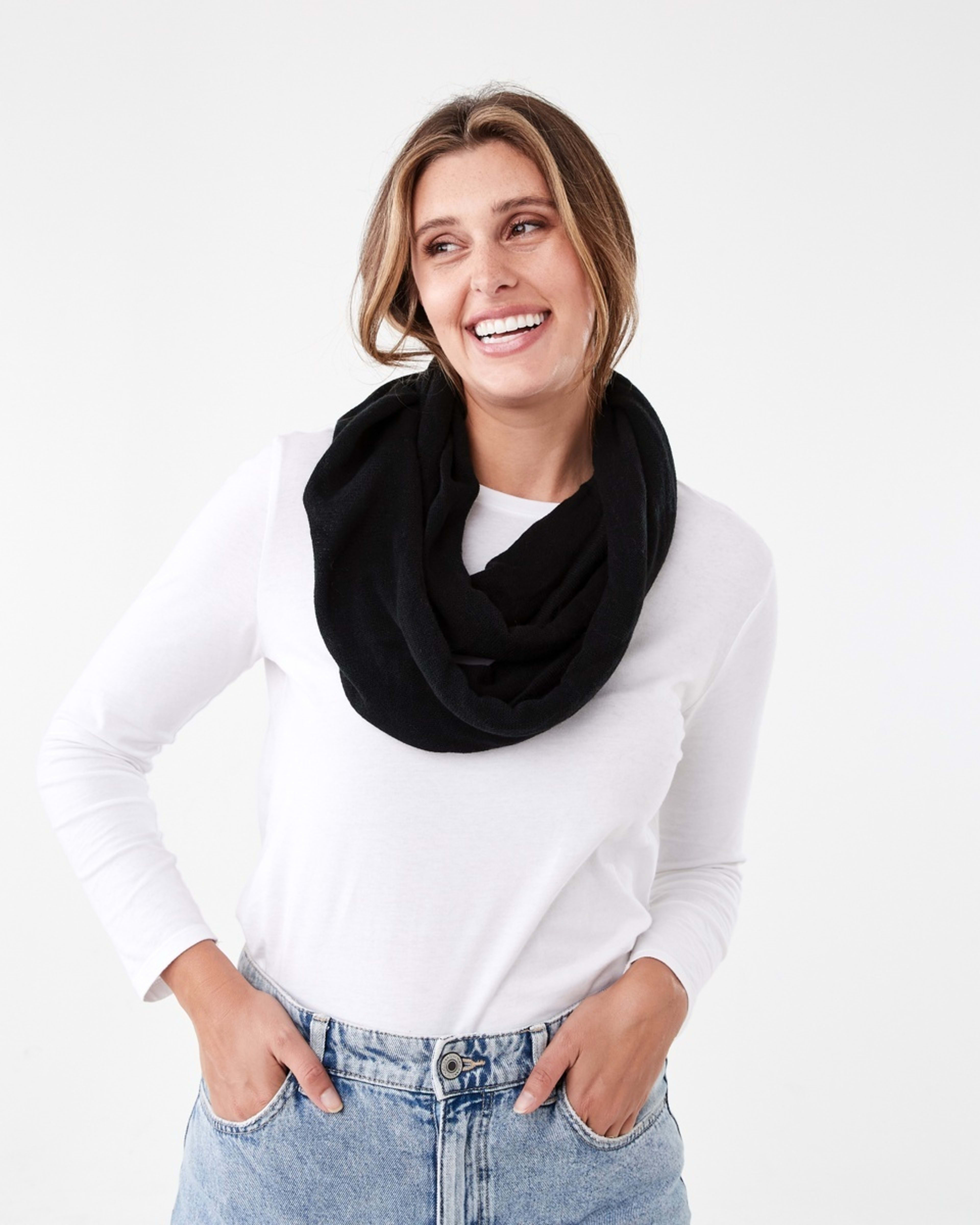 3 Basic Snood Black, 3 of 3