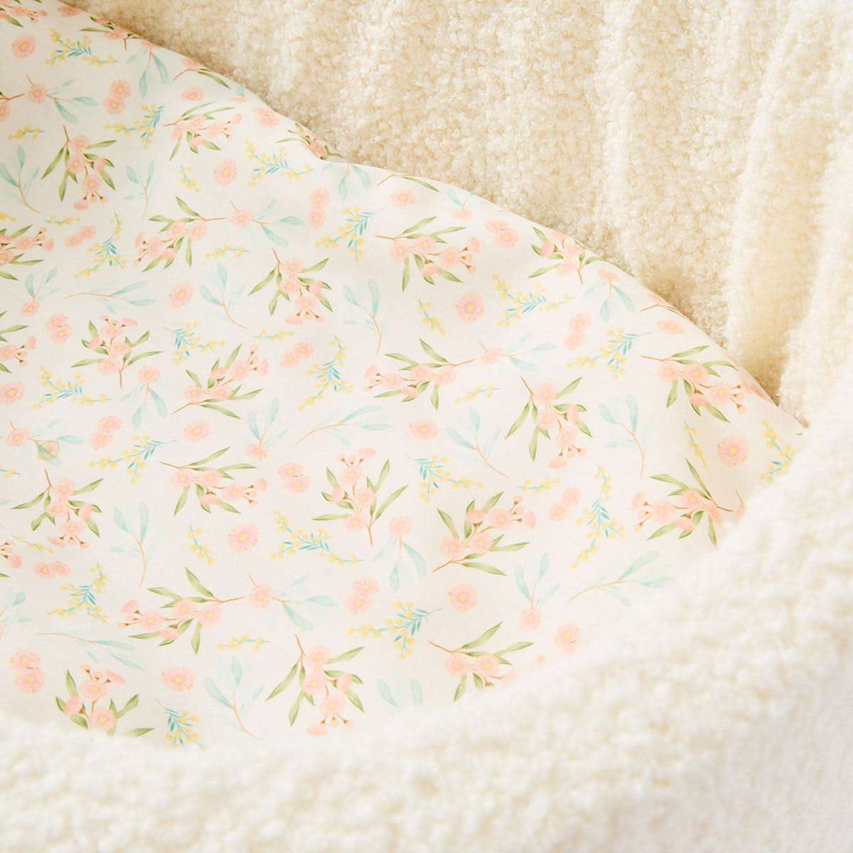 3 Piece Wooden Boucle Kmart NZ