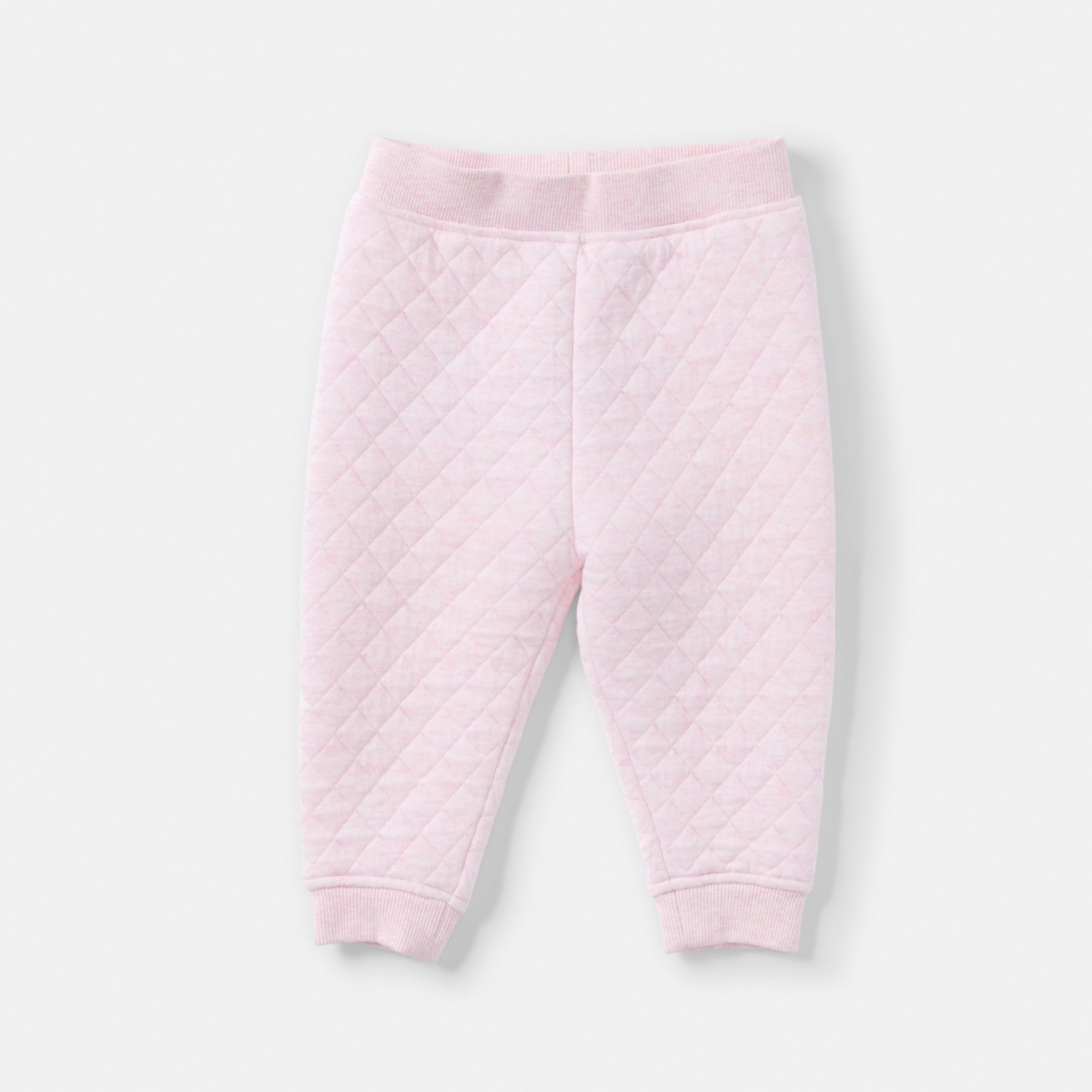1 Quilted Trackpants Pink Marle, 1 of 3