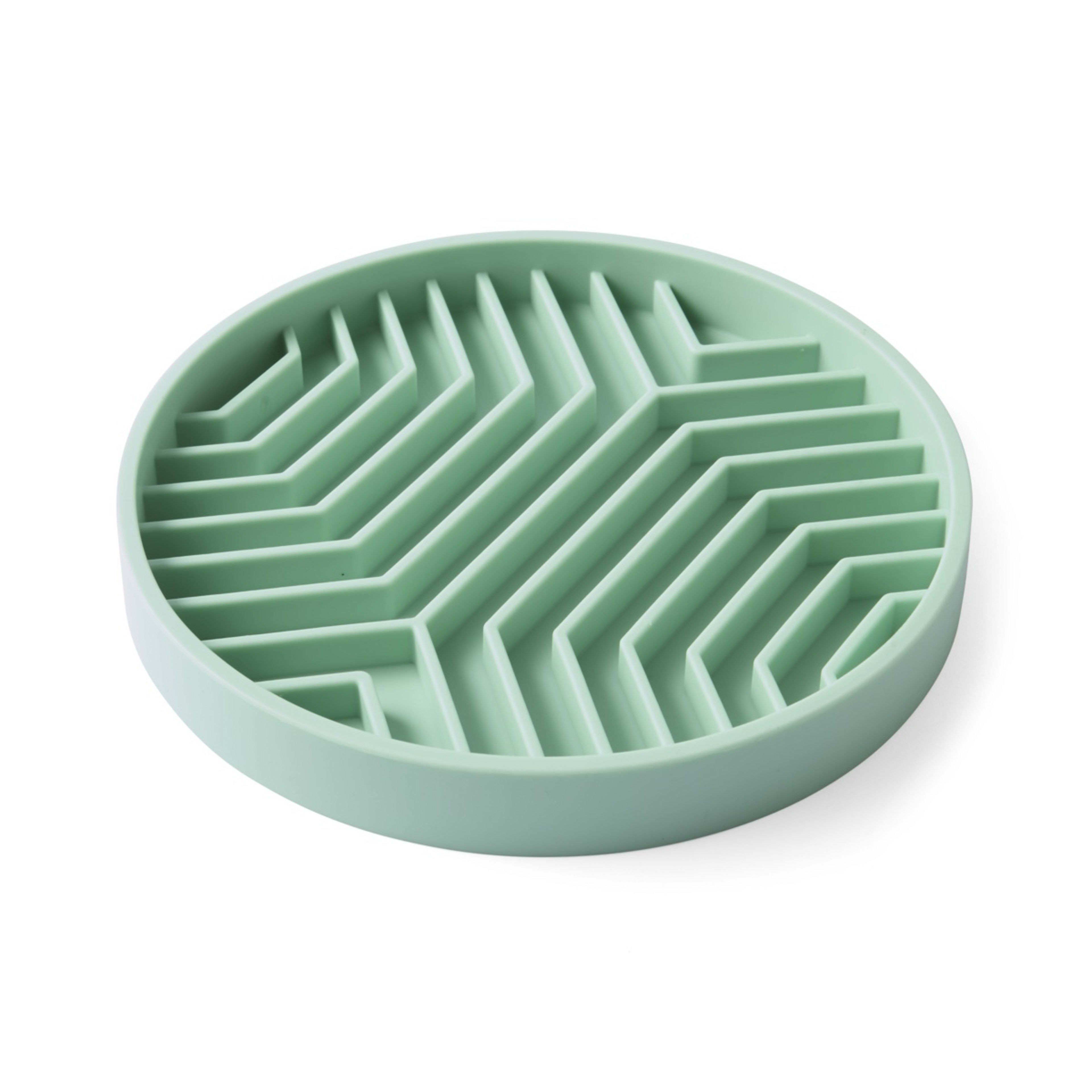 3 Pet Silicone Slow Feed Plate - Teal, 3 of 7