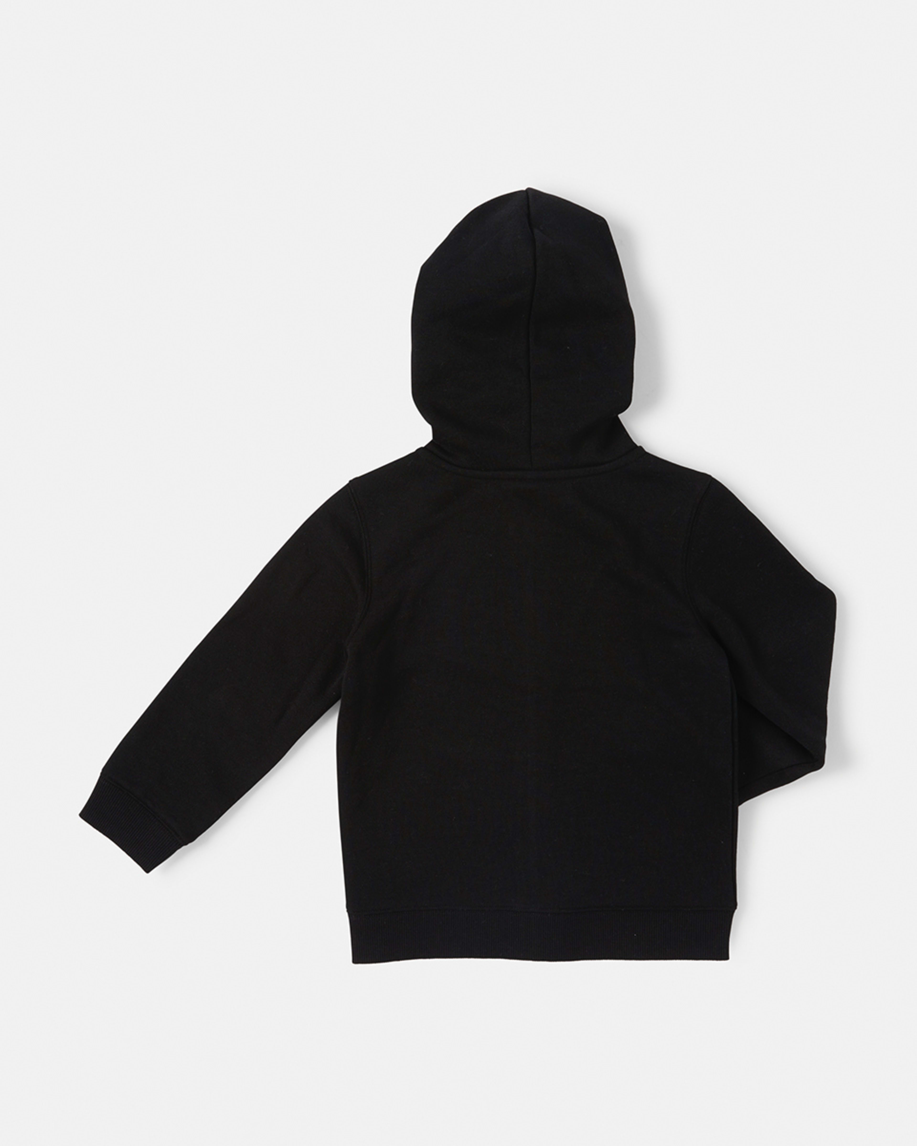 9 Plain Zip Through Hoodie Black, 9 of 9