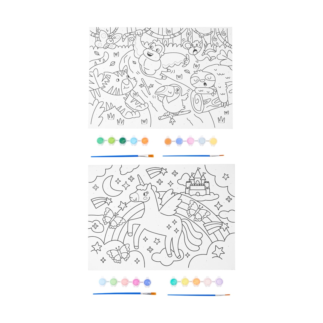 Paint by Numbers Canvas Assorted Kmart