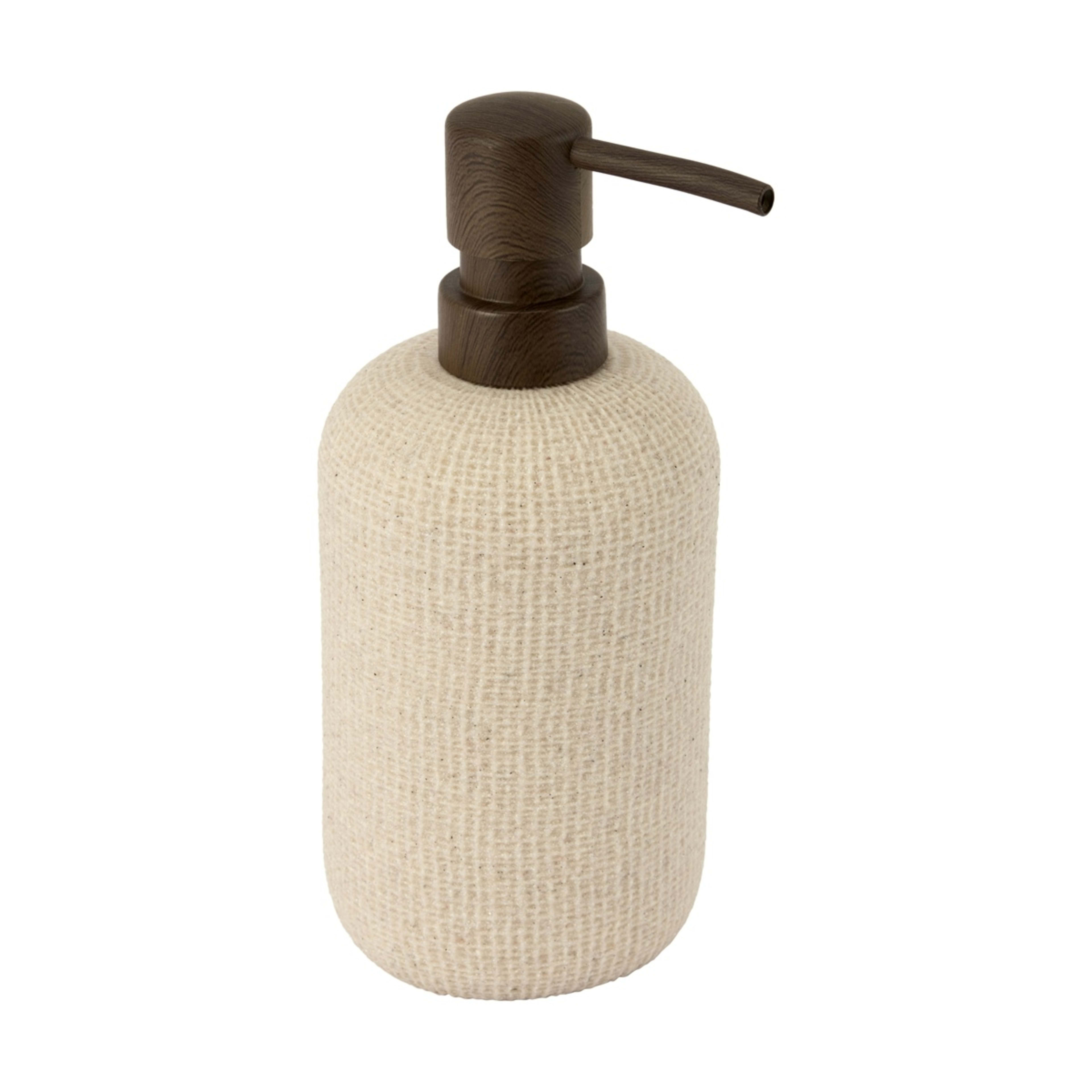 1 Linen Look Soap Dispenser