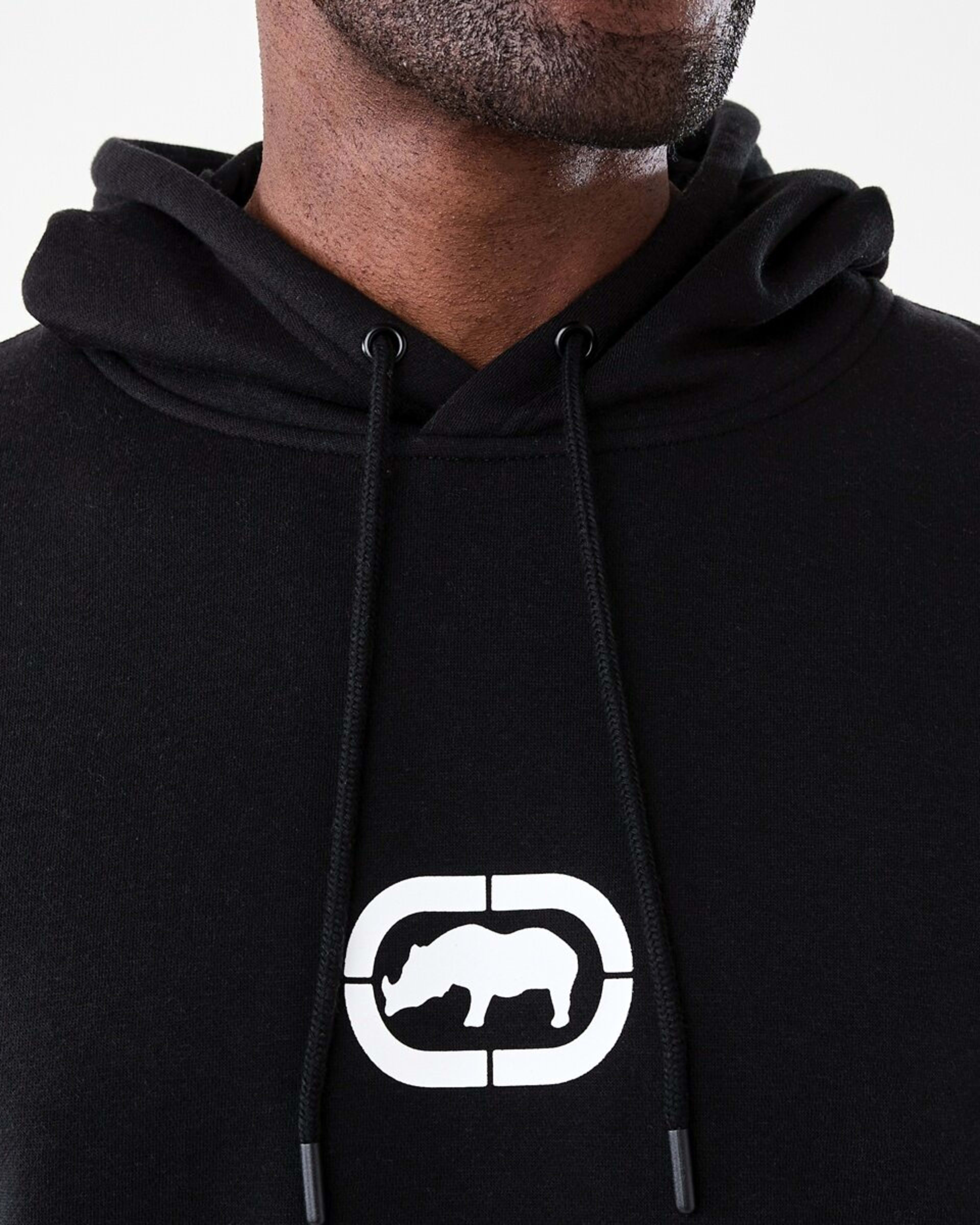 5 Ecko License Panelled Hoodie Black, 5 of 8