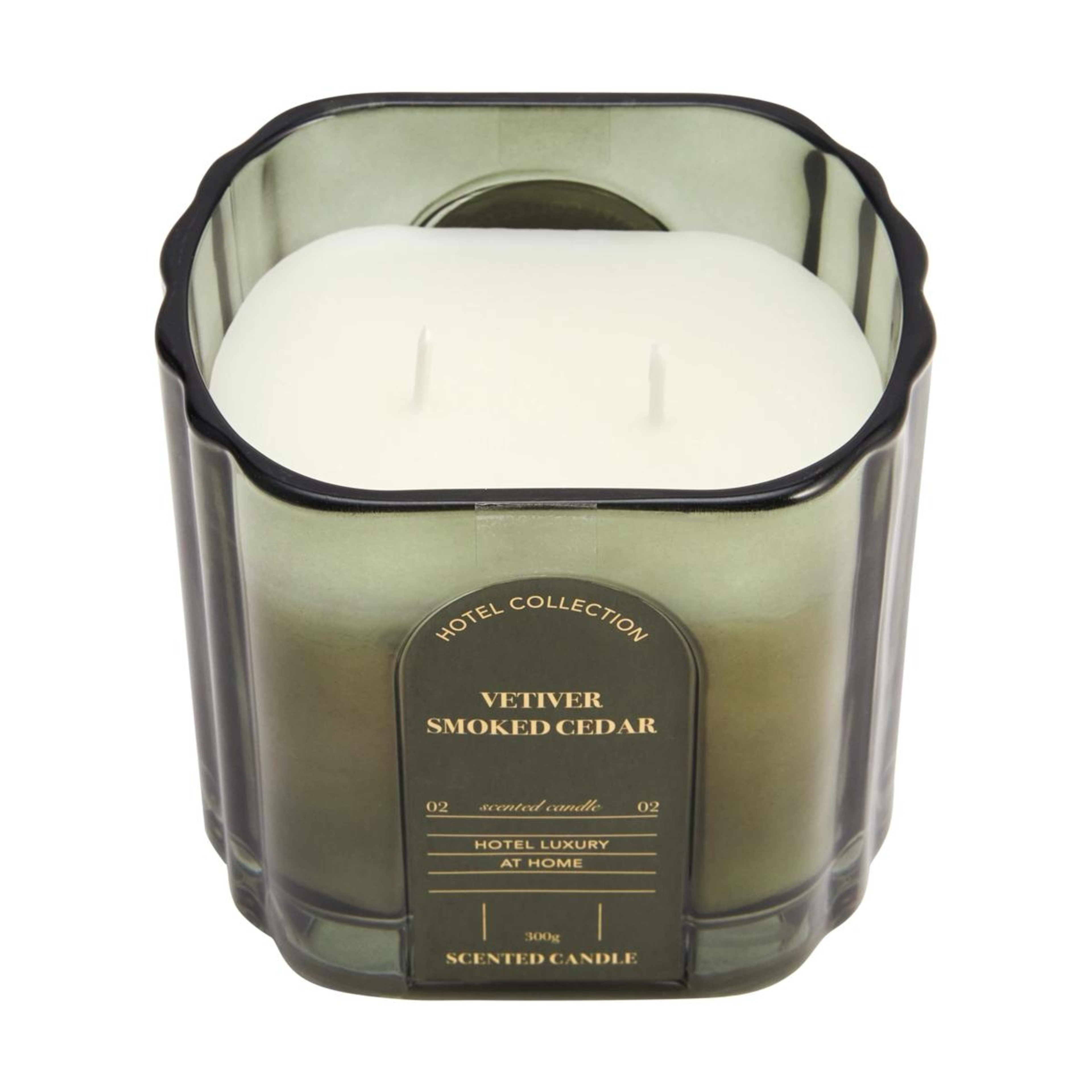 2 Vetiver Hotel Glass Candle, 2 of 4