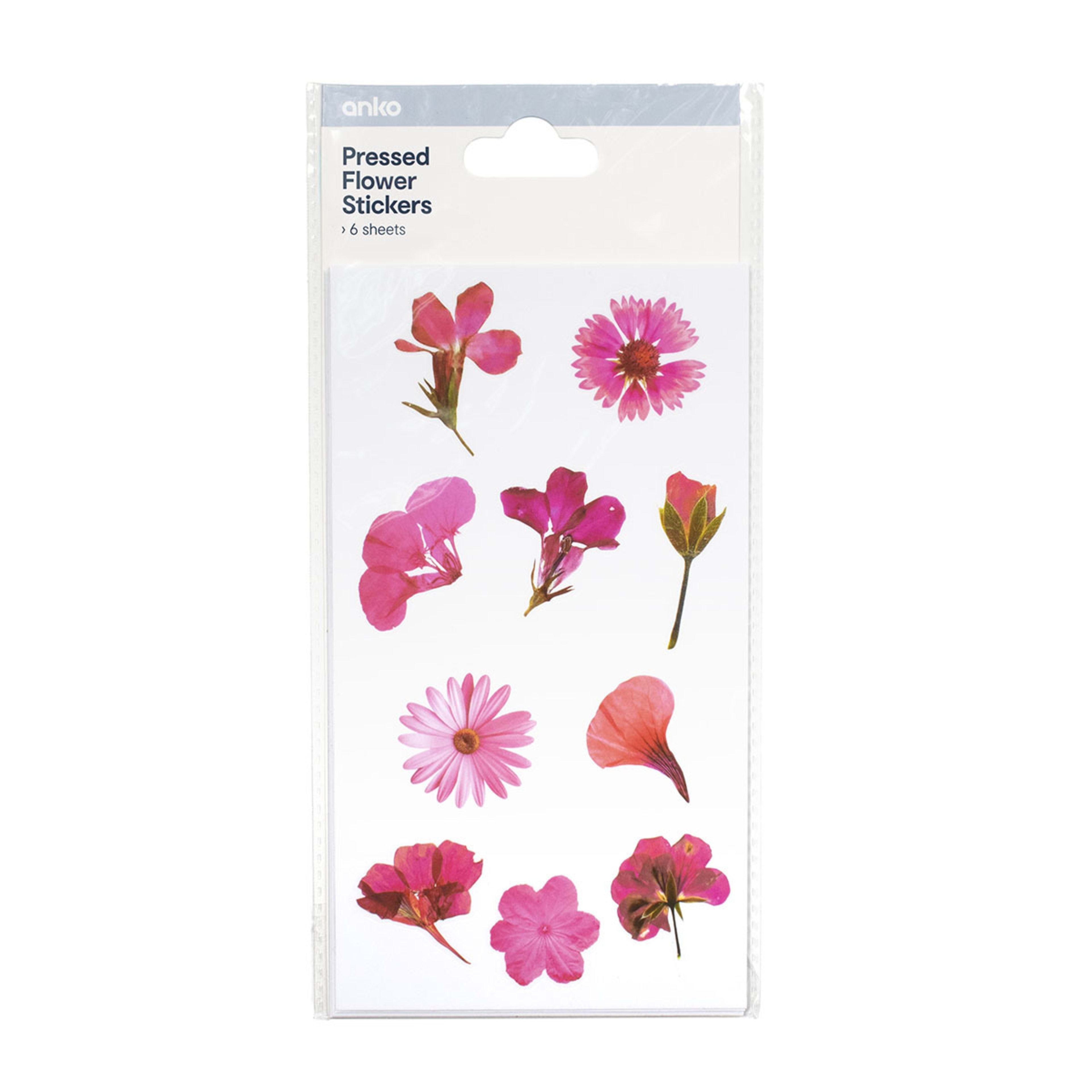 Pressed Flower Stickers Kmart