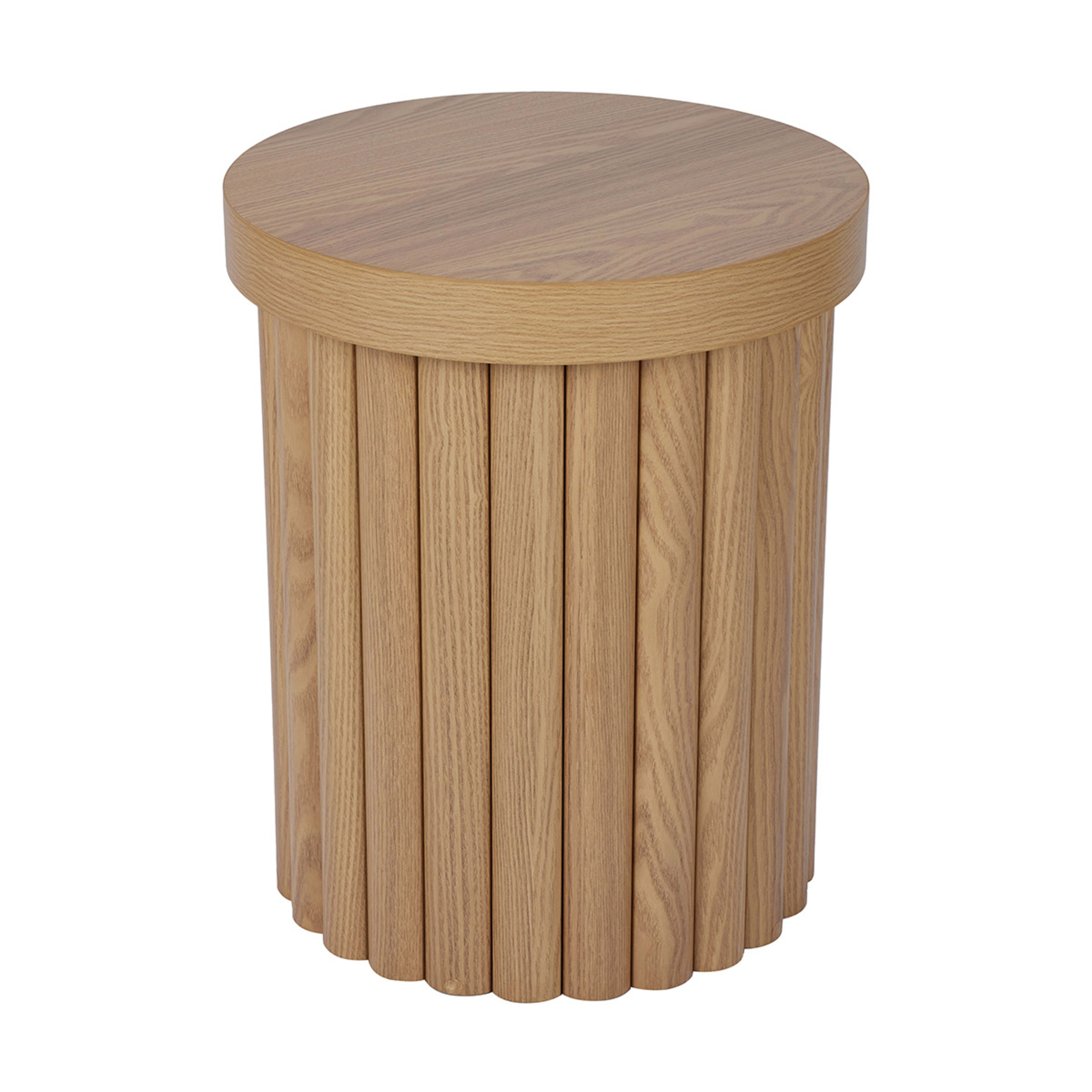 Chunky Ribbed Side Table Kmart