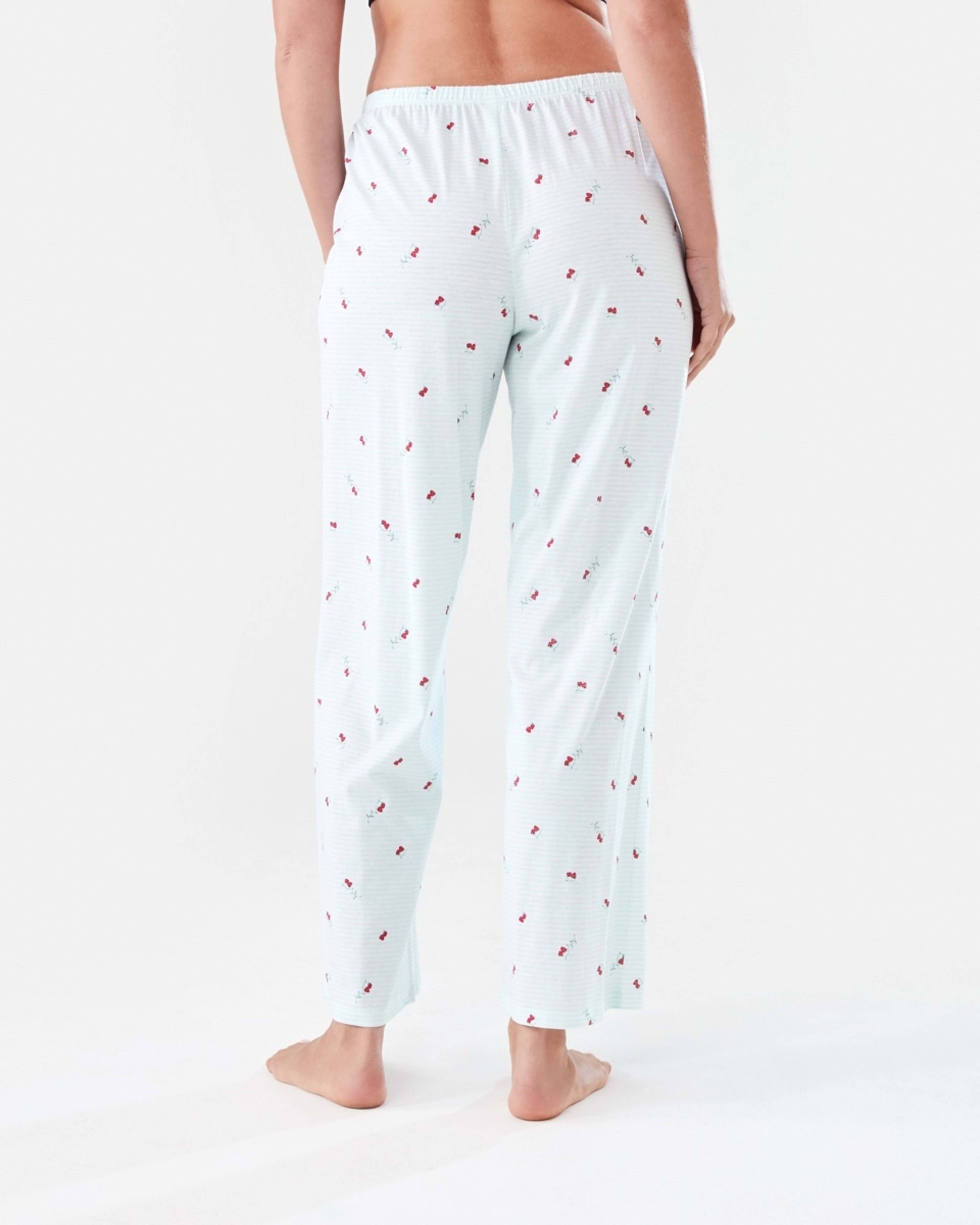 3 Print Knit Pants RASPBERRY STRIPE SPROUT, 3 of 4