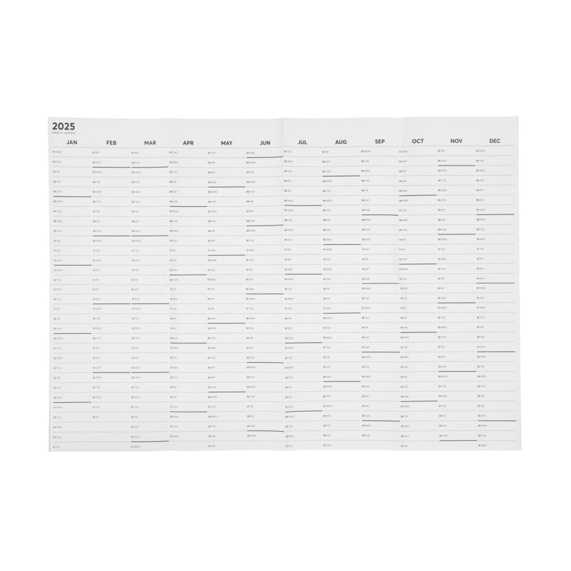 2025 Wall Planner Kmart NZ