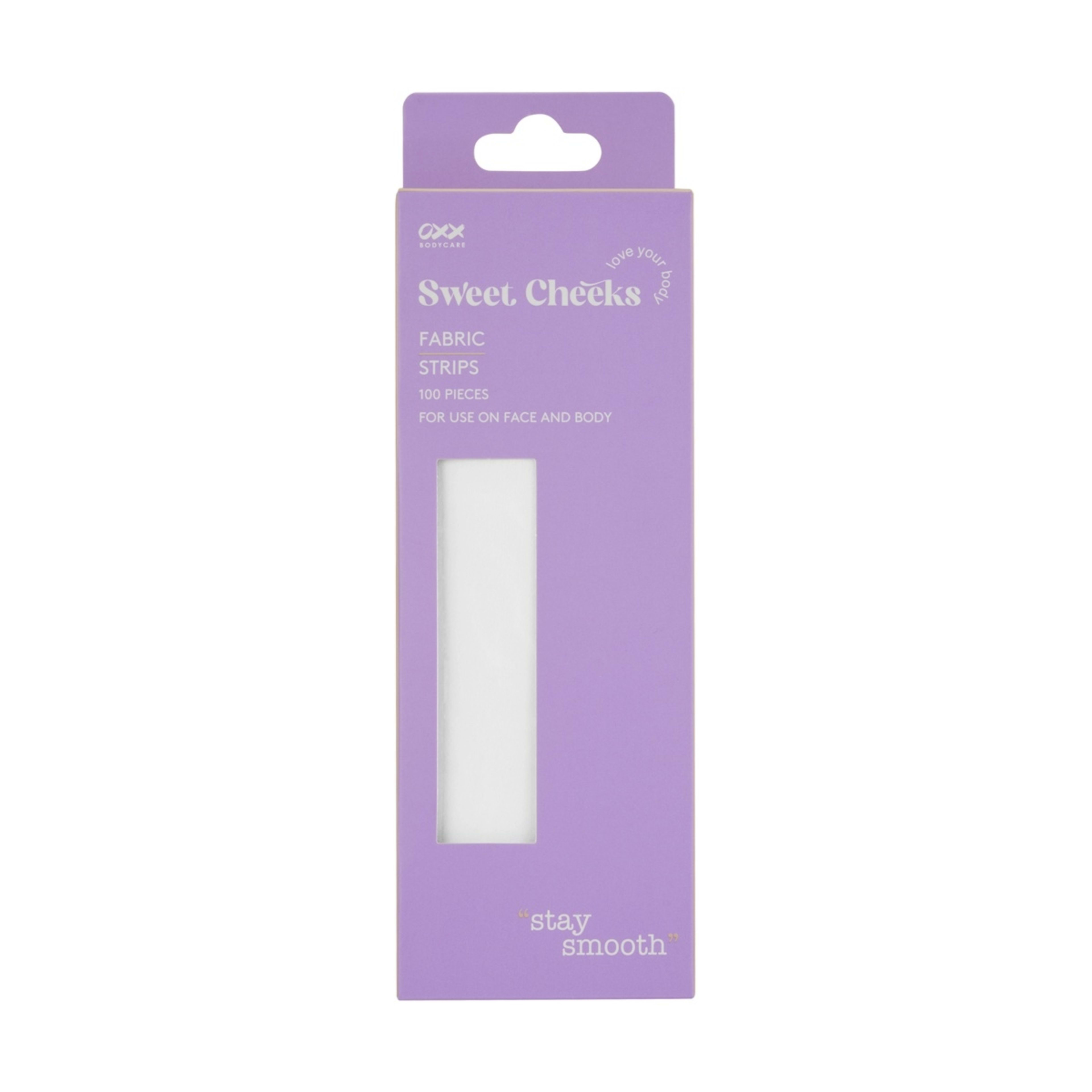 1 OXX Bodycare 100 Piece Sweet Cheeks Fabric Strips