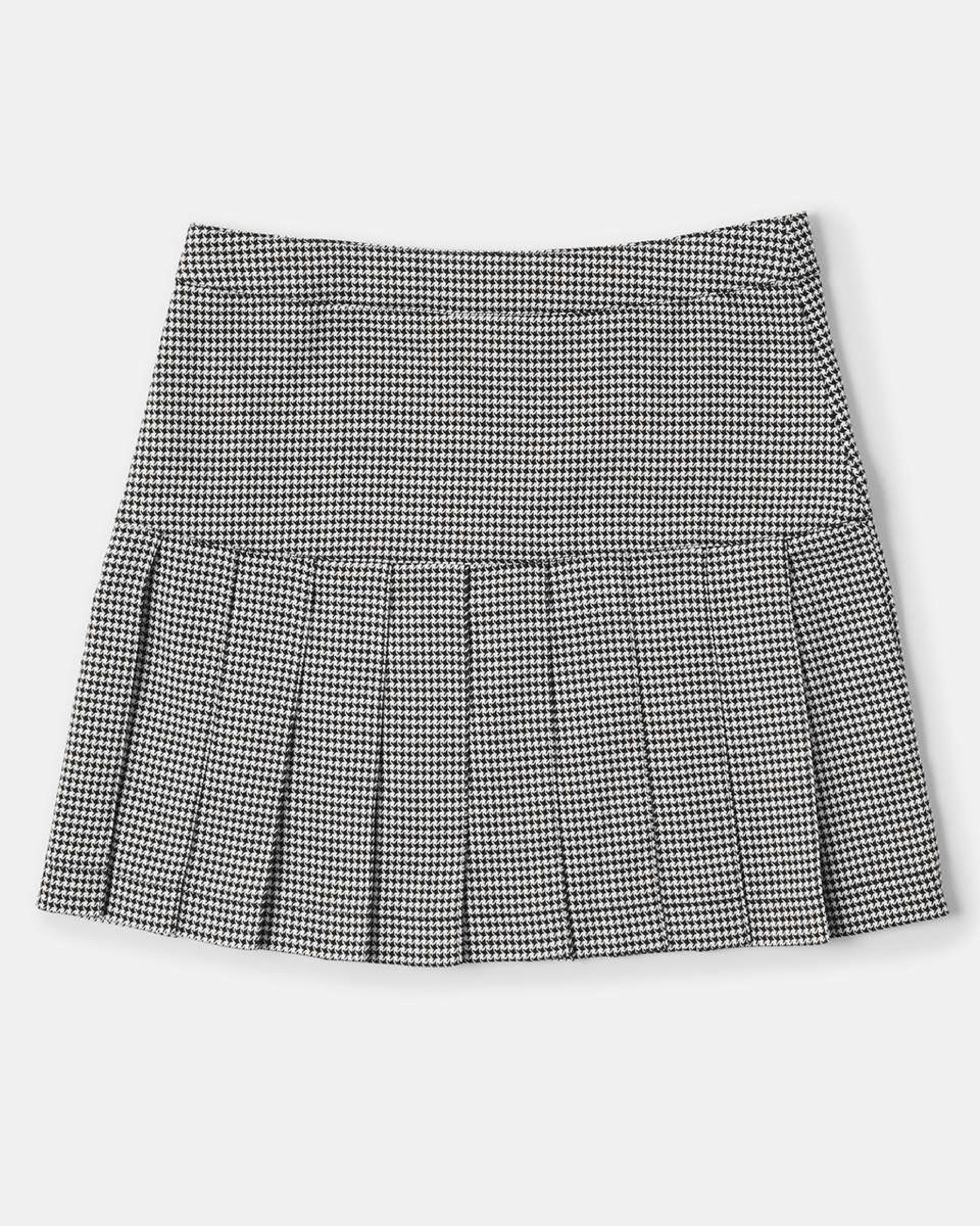 Checkered Pleated Skirt - Kmart