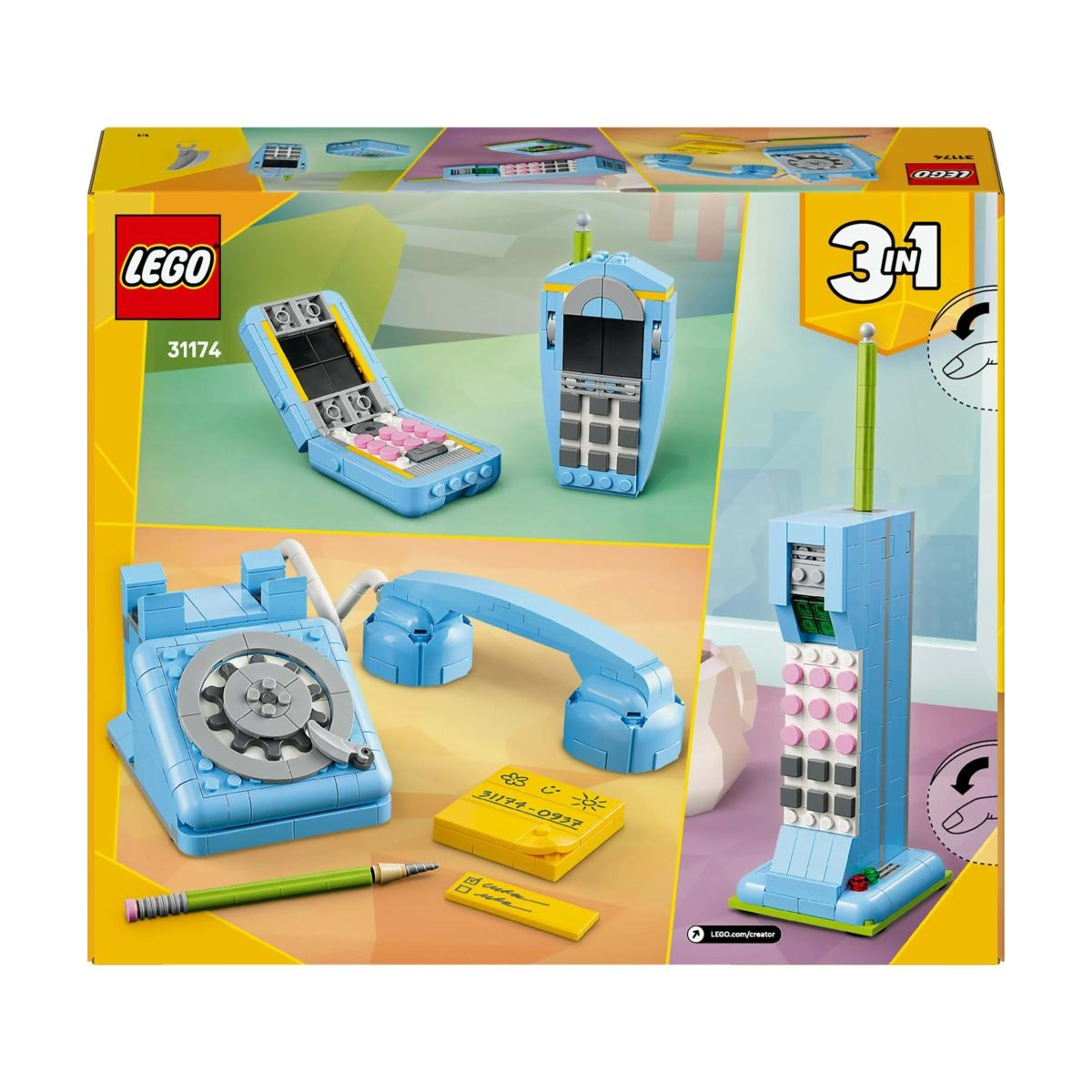 10 LEGO Creator Retro Telephone 31174, 10 of 10
