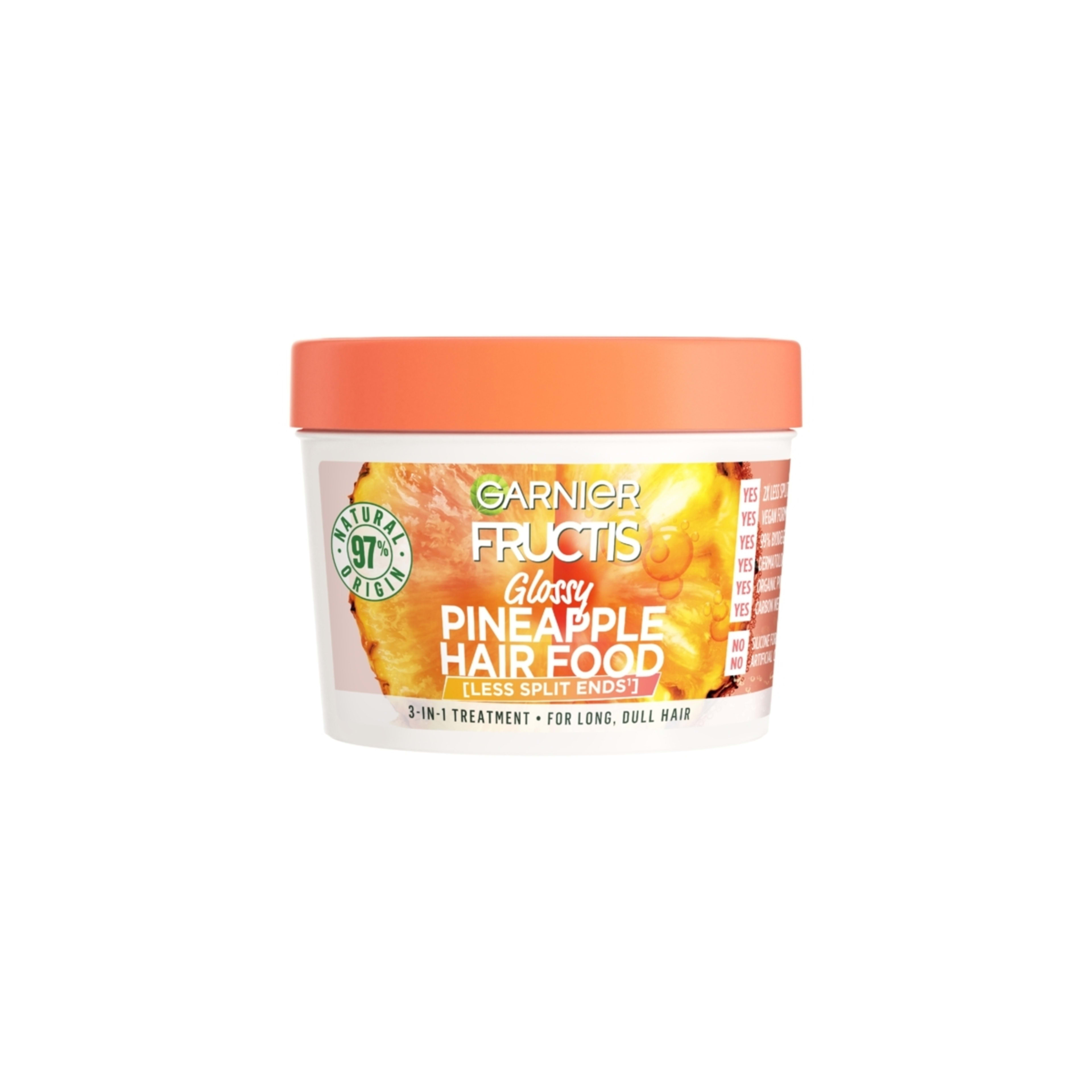 3 Garnier Fructis Glossy Pineapple Hair Food 390ml, 3 of 3