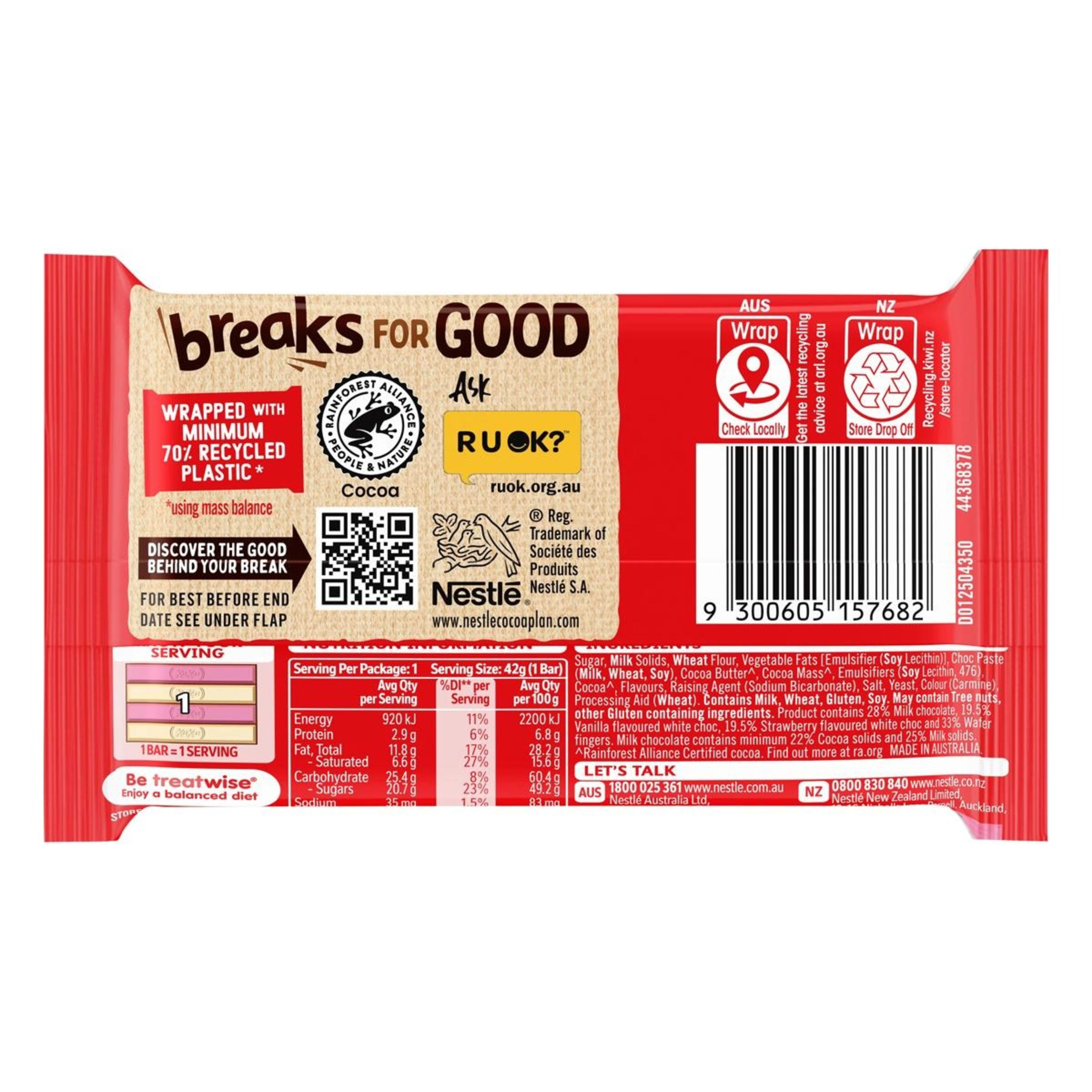 2 Nestle KitKat Neapolitan Bar 42g, 2 of 2
