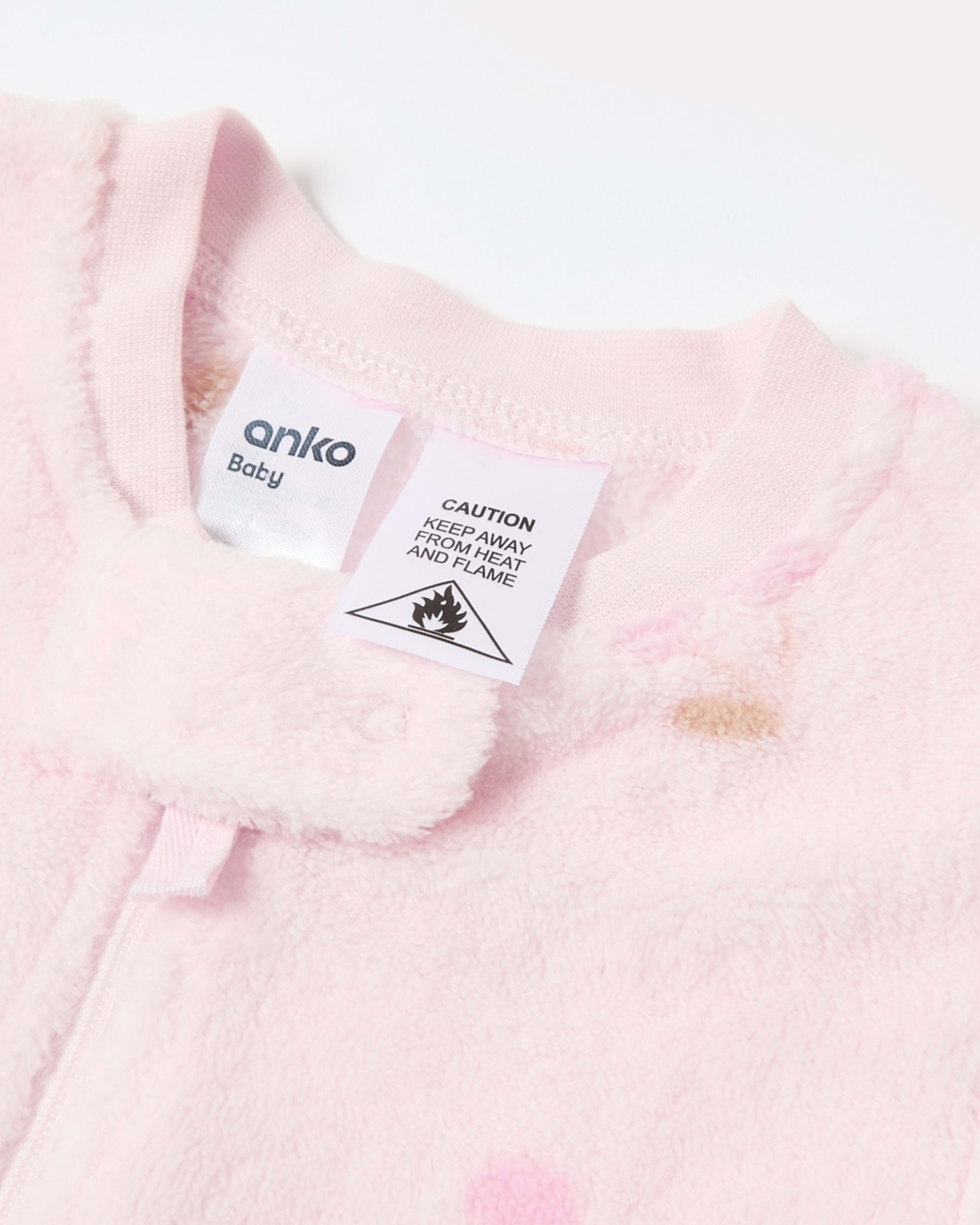 3 Fluffy Coverall Pnk Chry, 3 of 4
