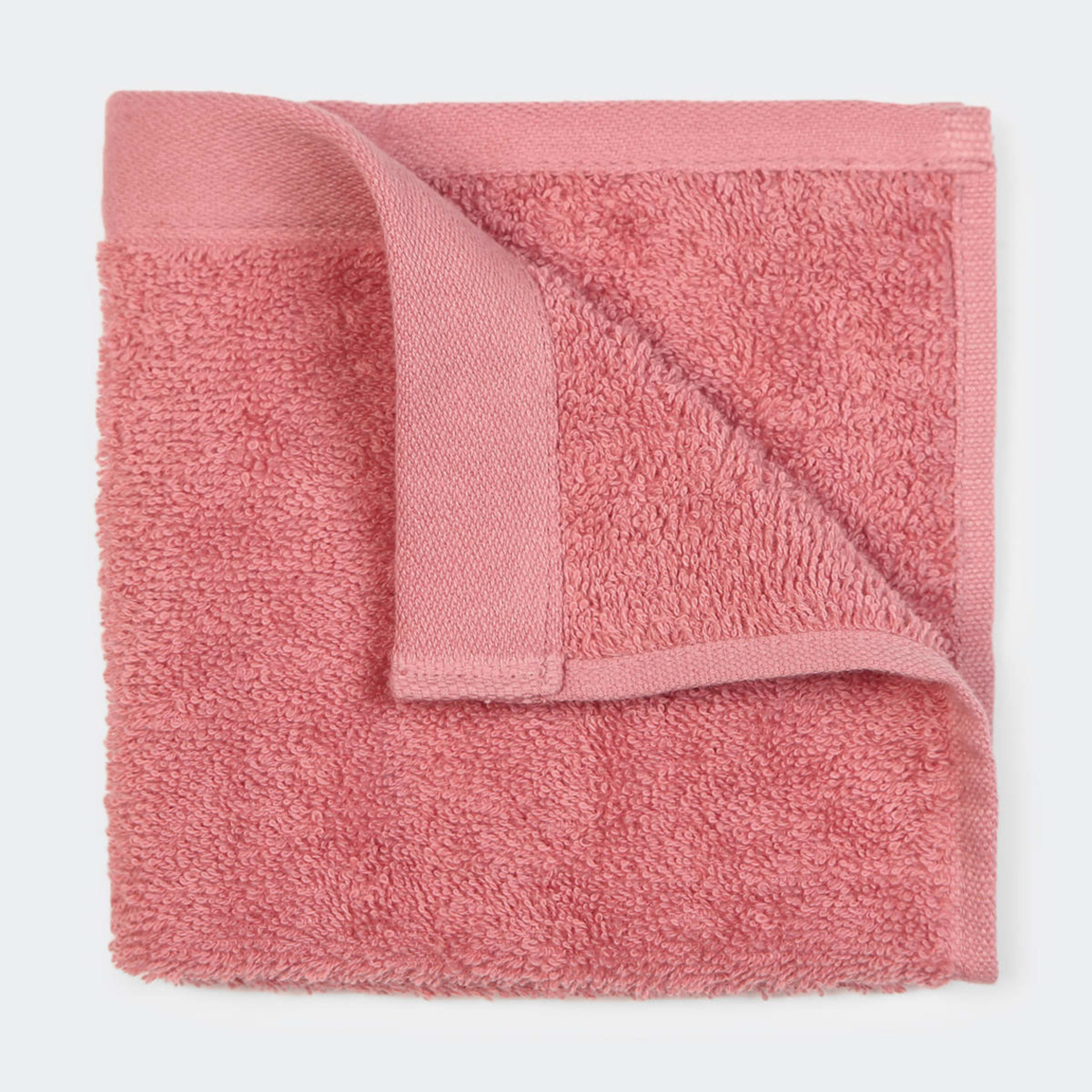 1 Malmo Cotton Face Washer - Blush Pink, 1 of 4