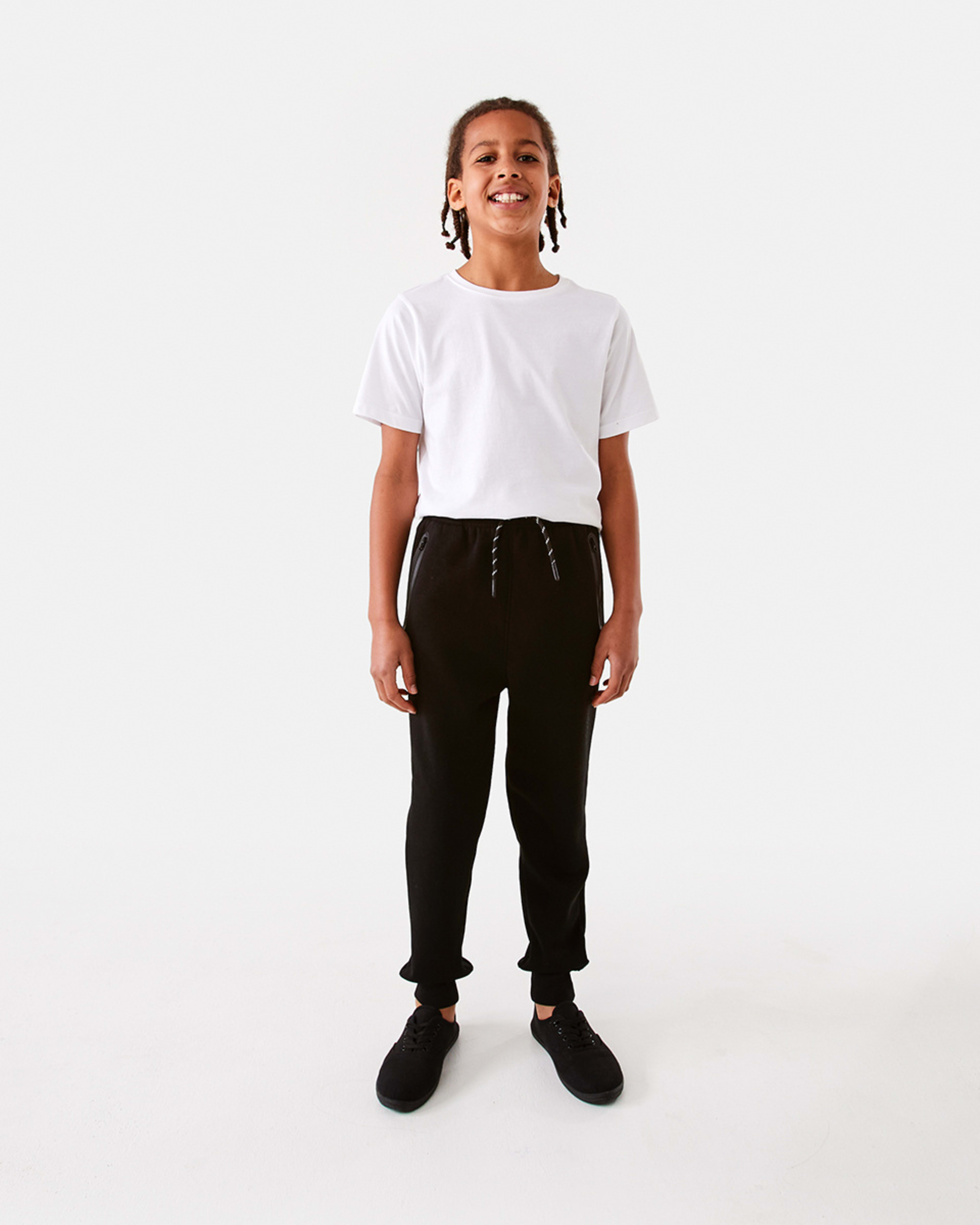 6 Active Kids Trackpants Black, 6 of 9