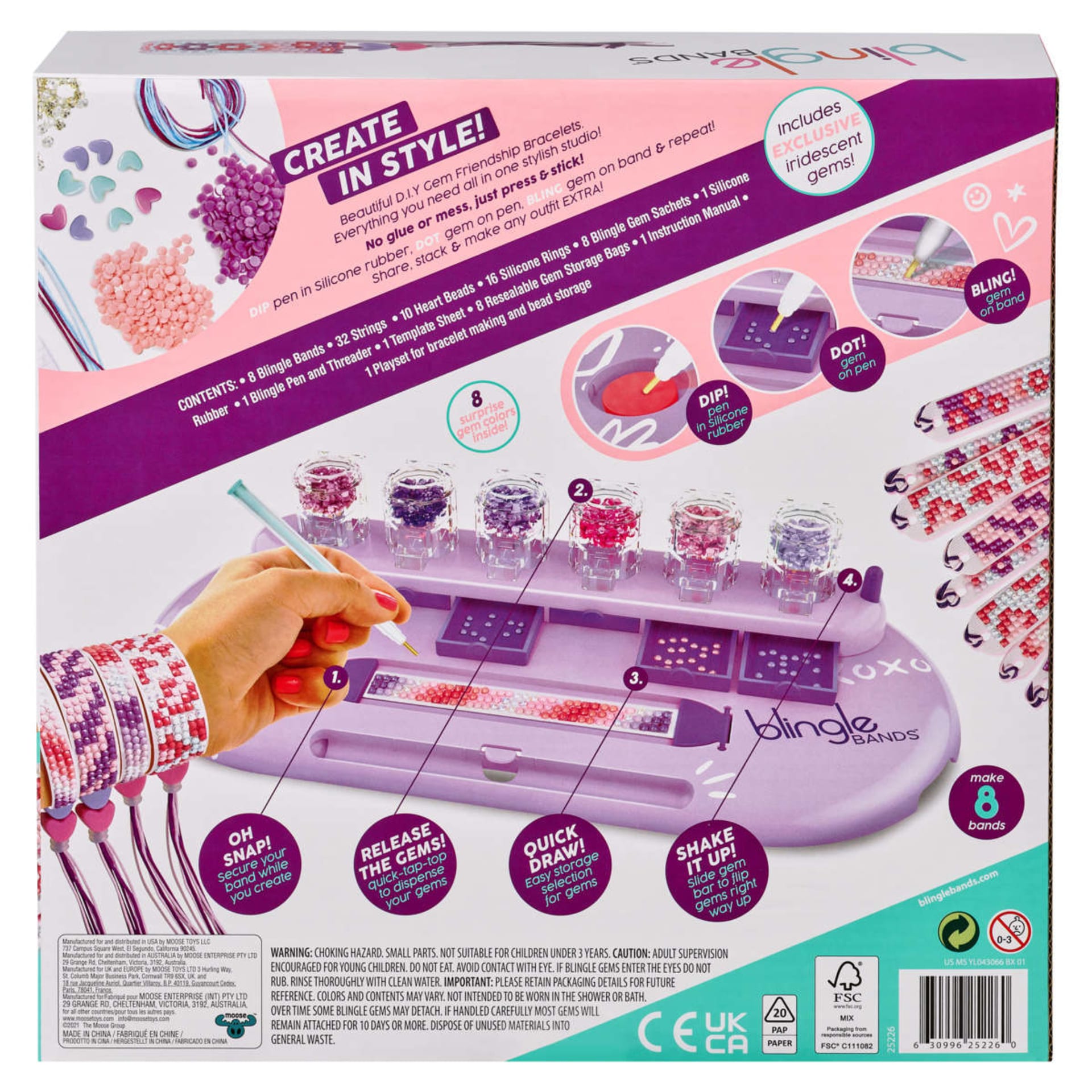 Blingle Bands Deluxe 8 Band Studio Kmart