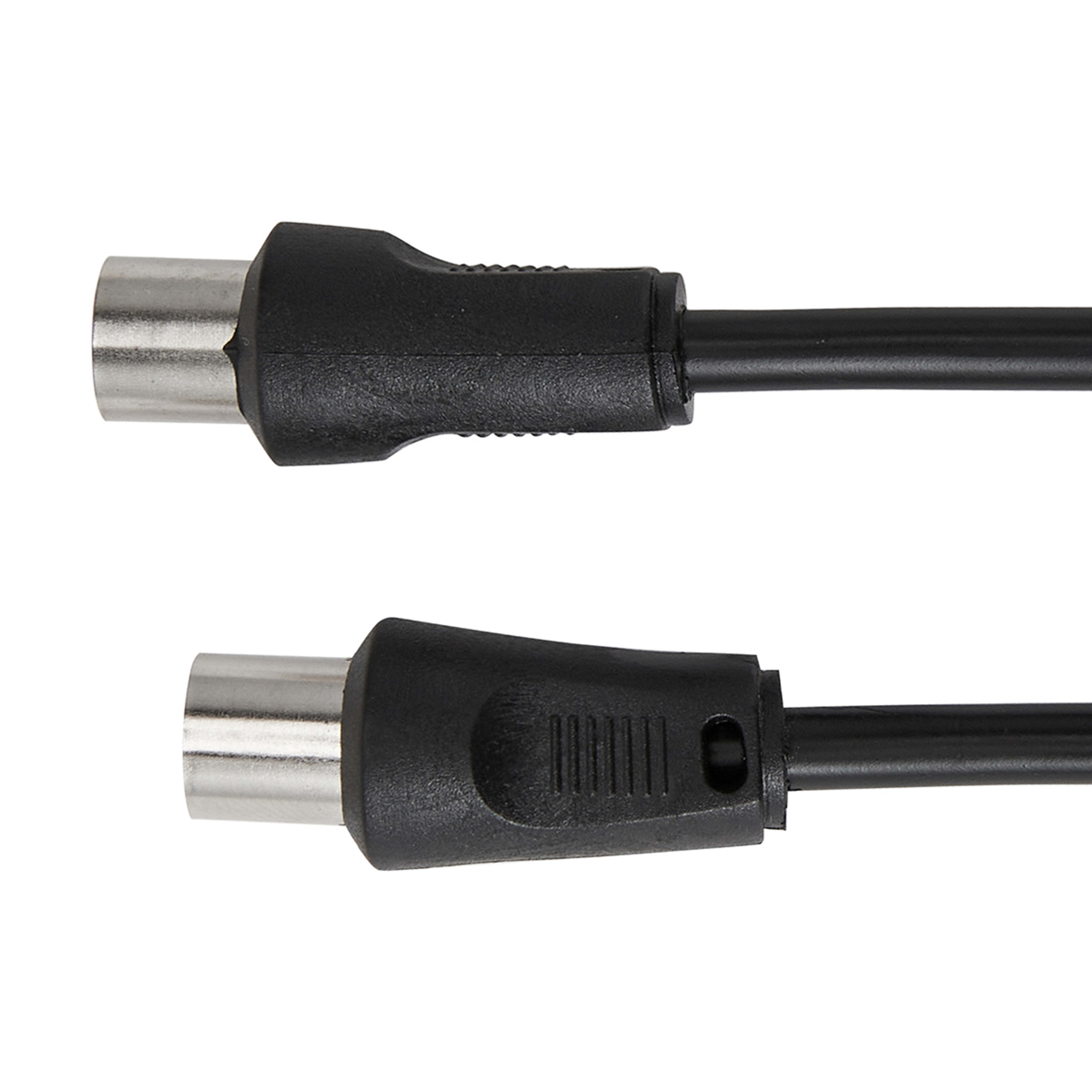 Coaxial Antenna Cable with Adaptor - 6m - Kmart NZ