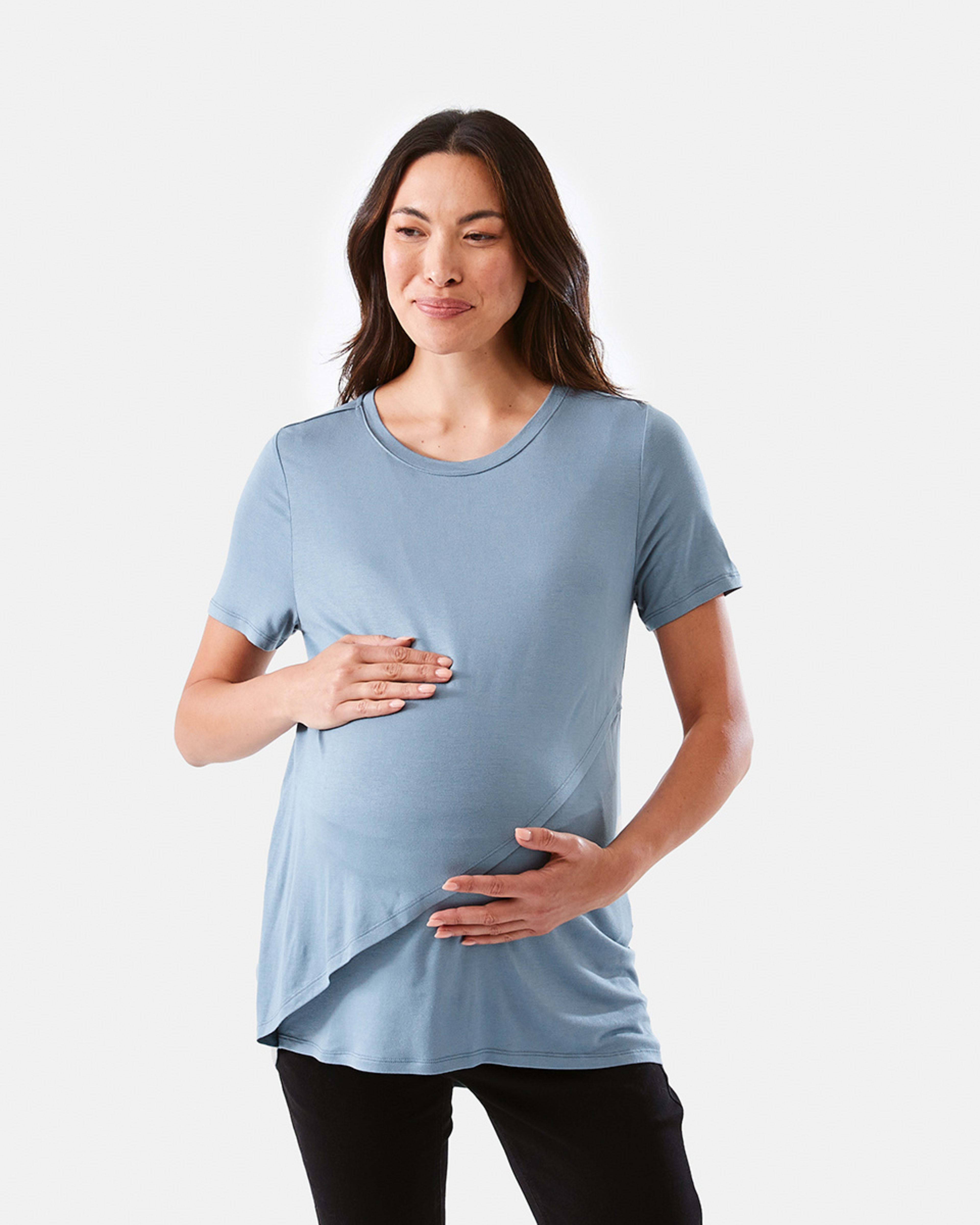 Maternity Overlay Feeding Tshirt Kmart