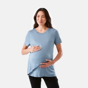 Maternity Overlay Feeding T-shirt