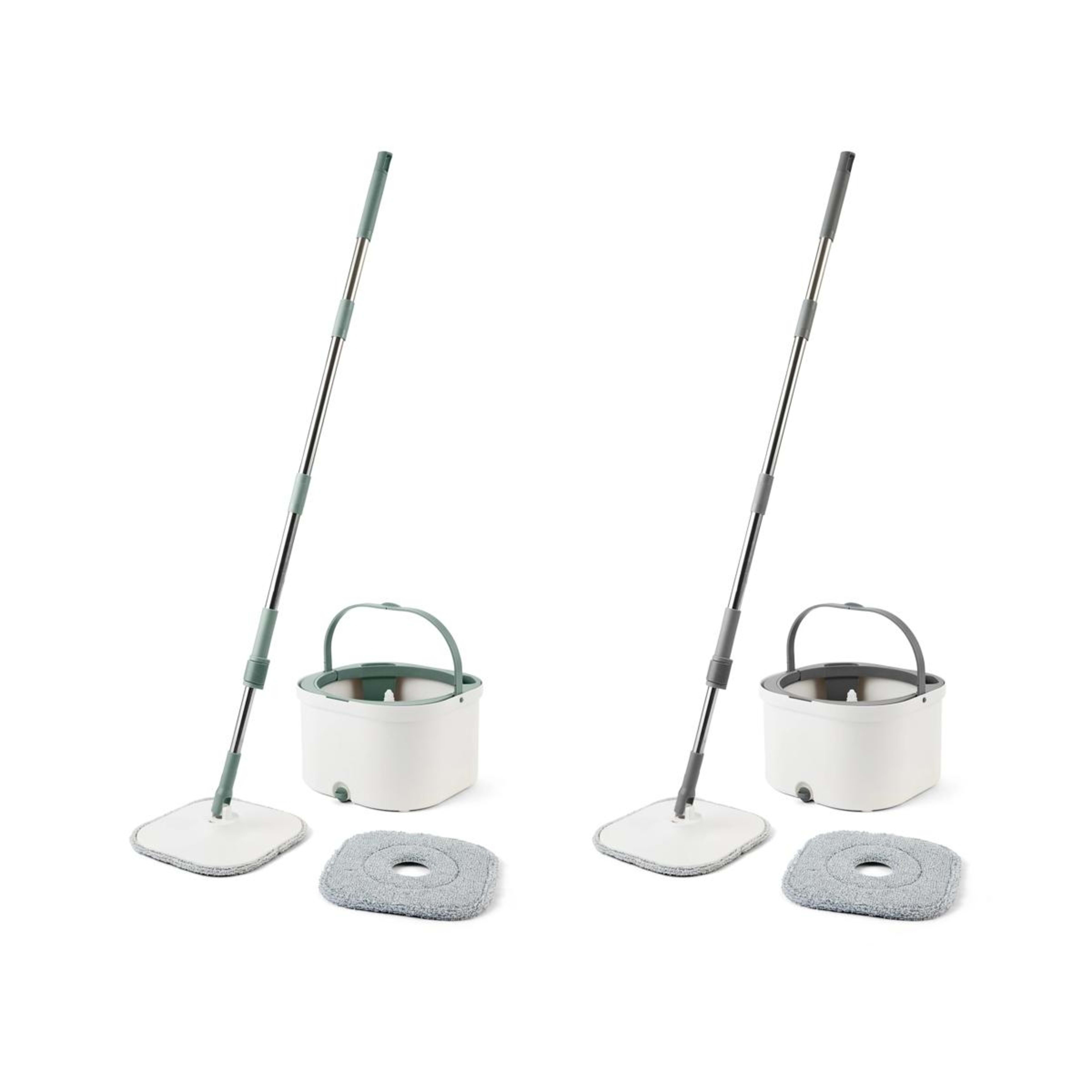 1 Dual Section Spin Mop Set