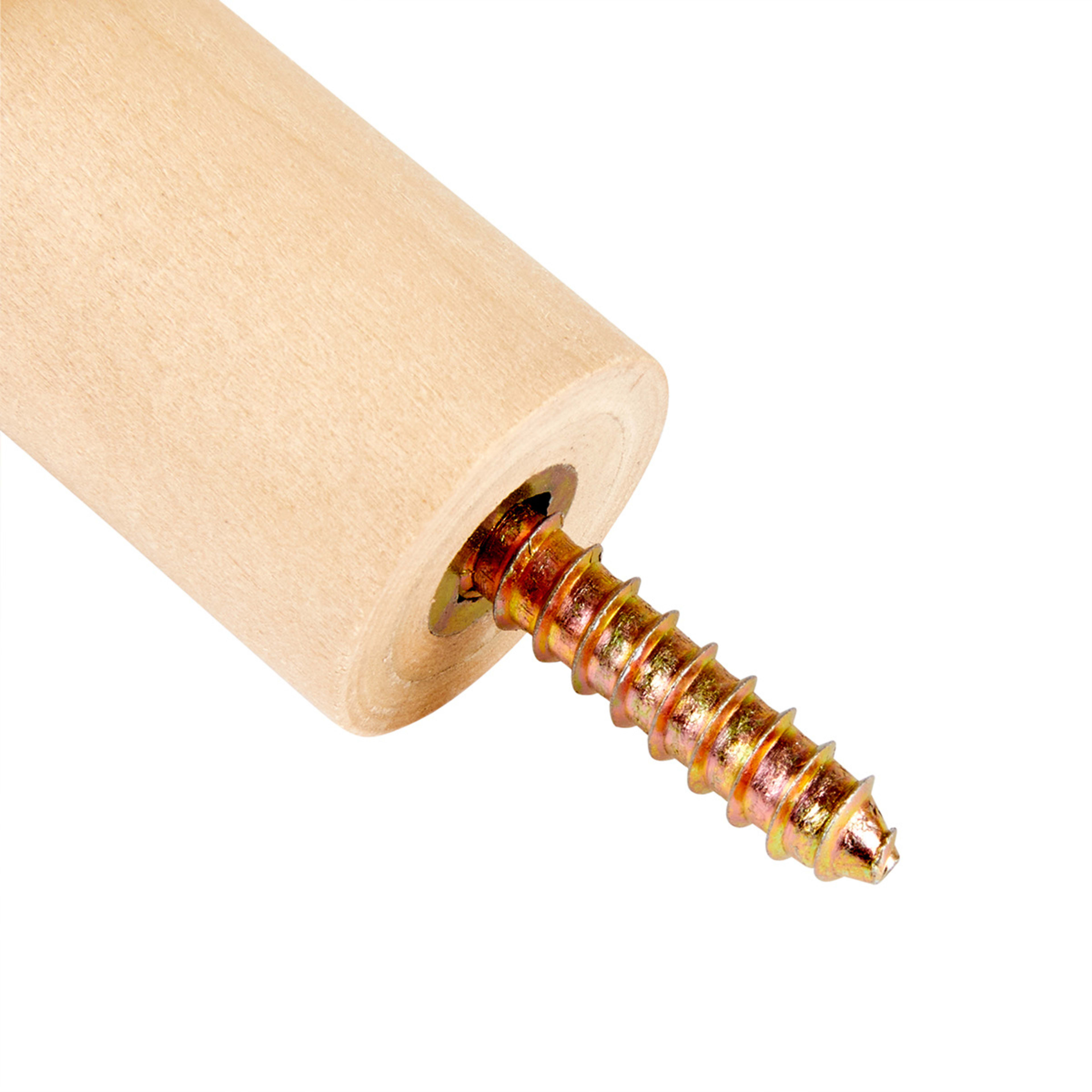 4 Pack Wooden Round Wall Hooks Kmart