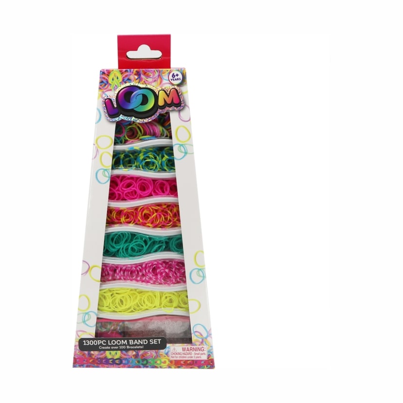 1300 Piece Loom Band Set Kmart