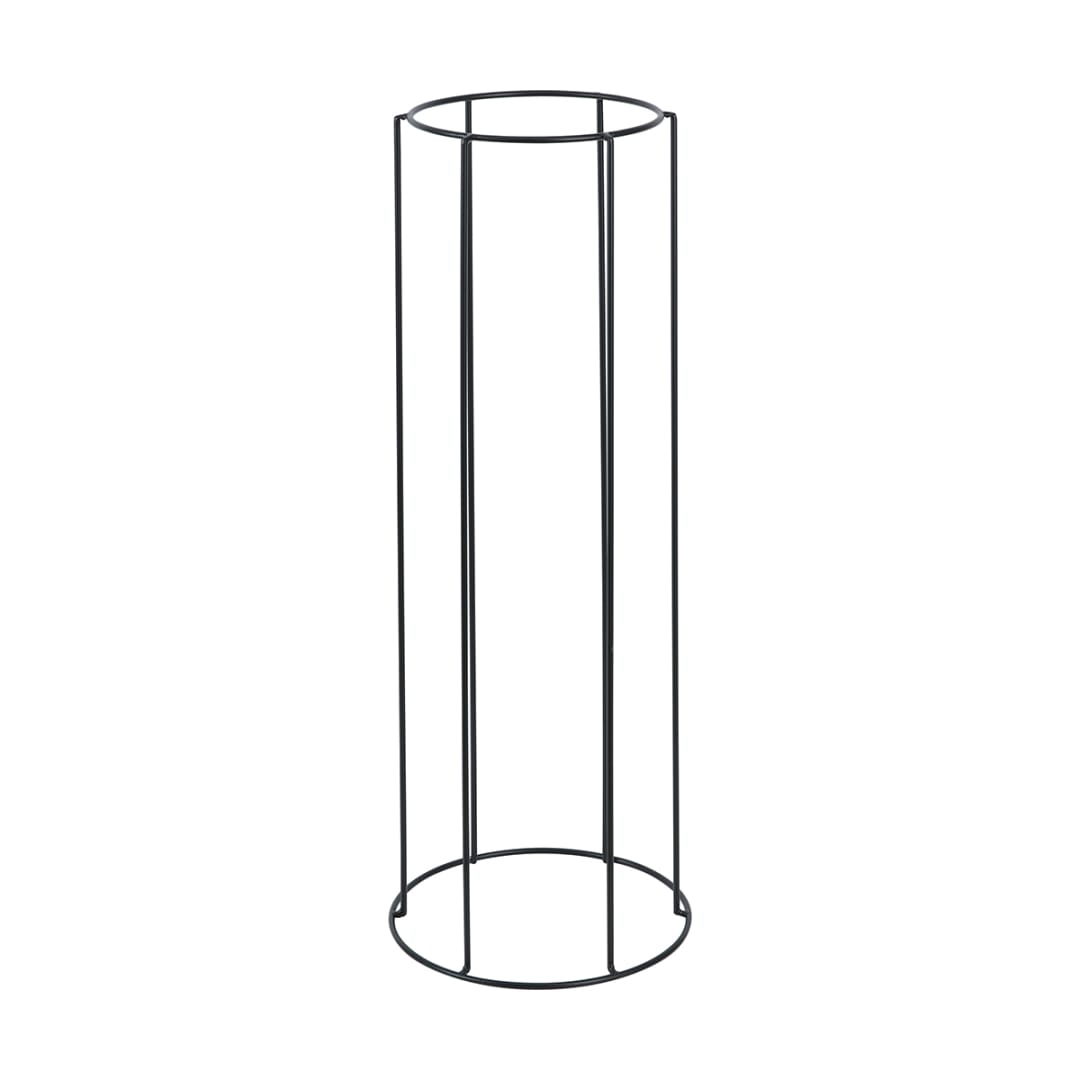 60cm Black Metal Pot Stand Kmart