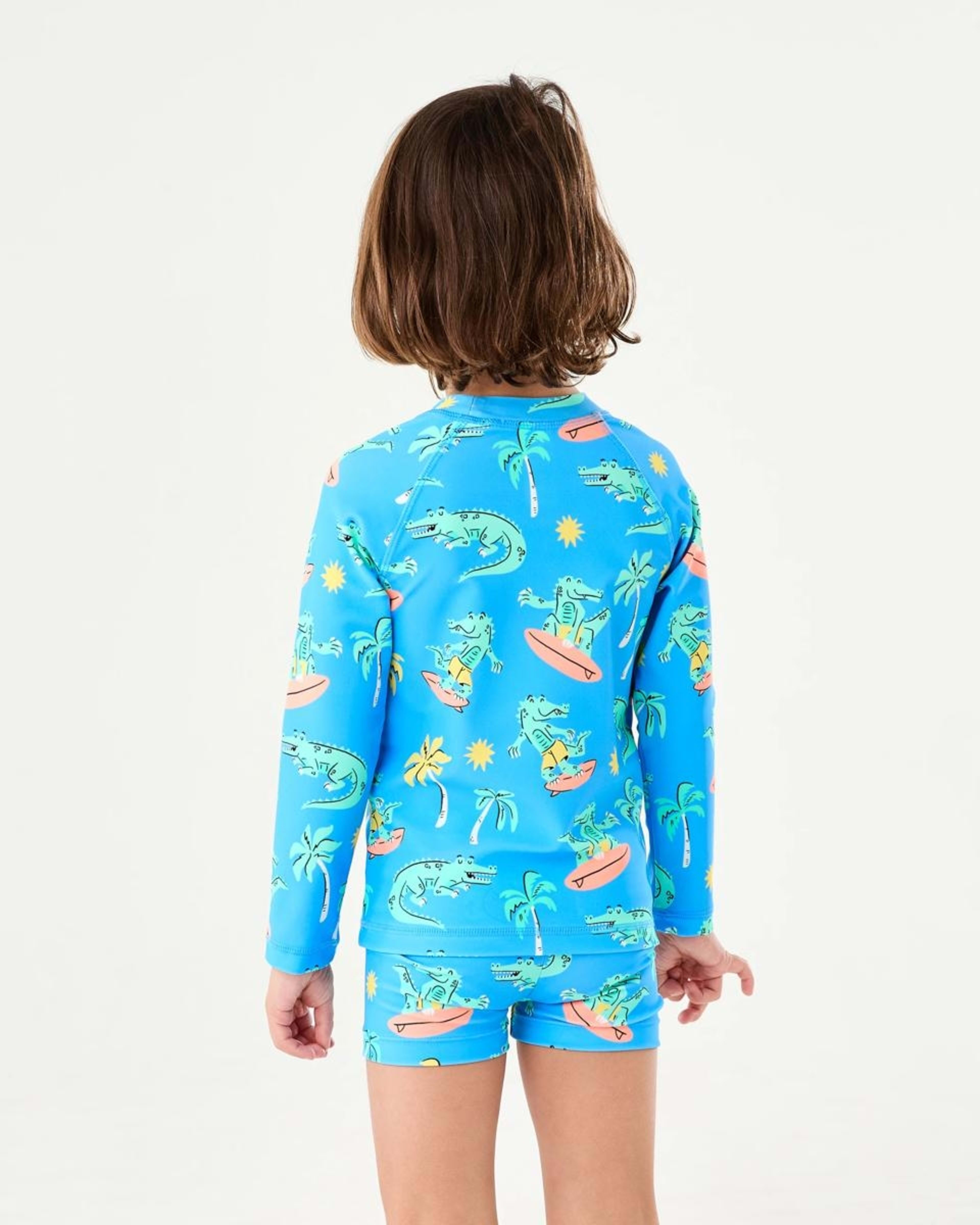 2 Long Sleeve Swim Set BLUE SURF CROC, 2 of 5